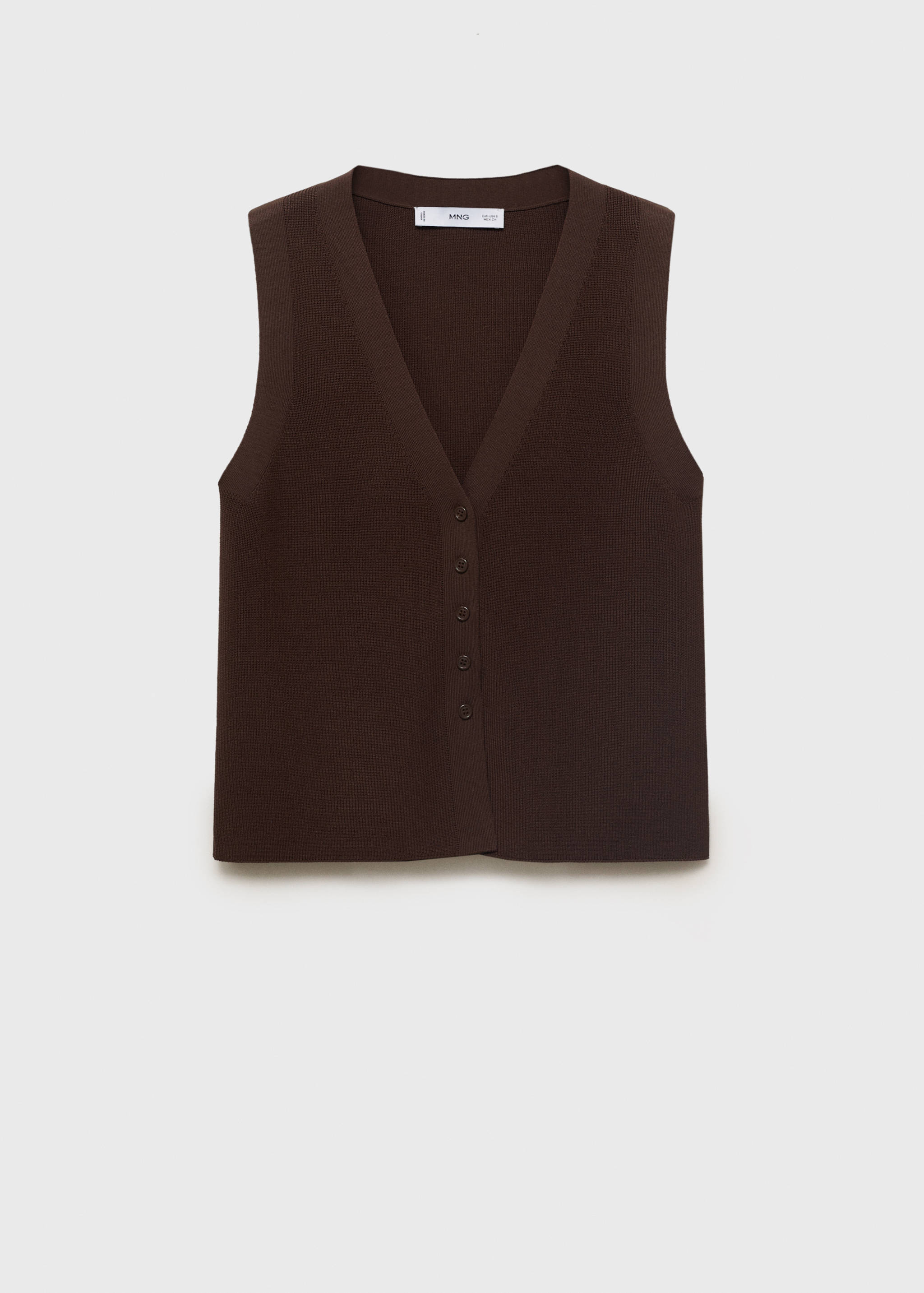 Fine-knit vest - Article without model