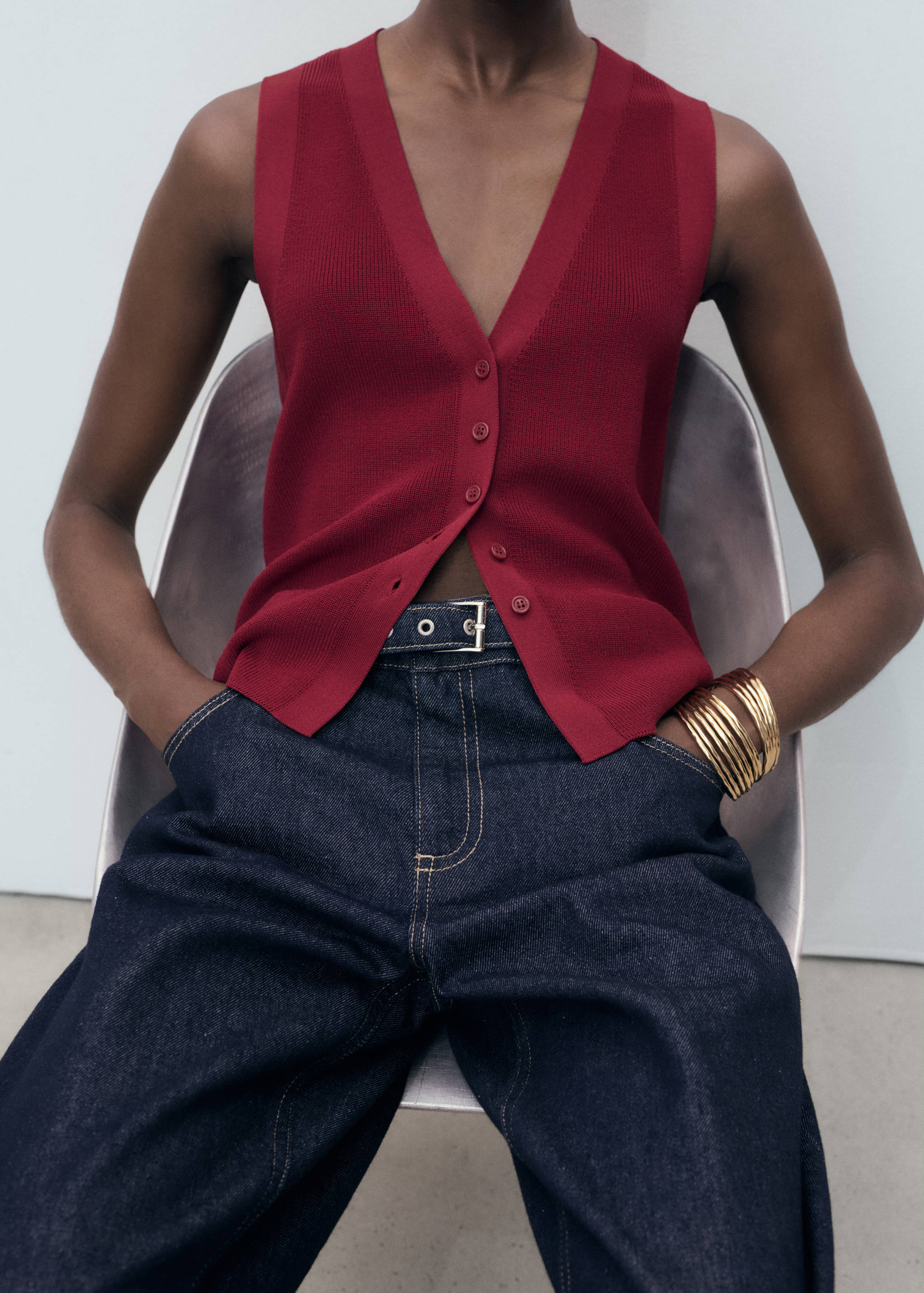 Fine-knit vest - Details of the article 6