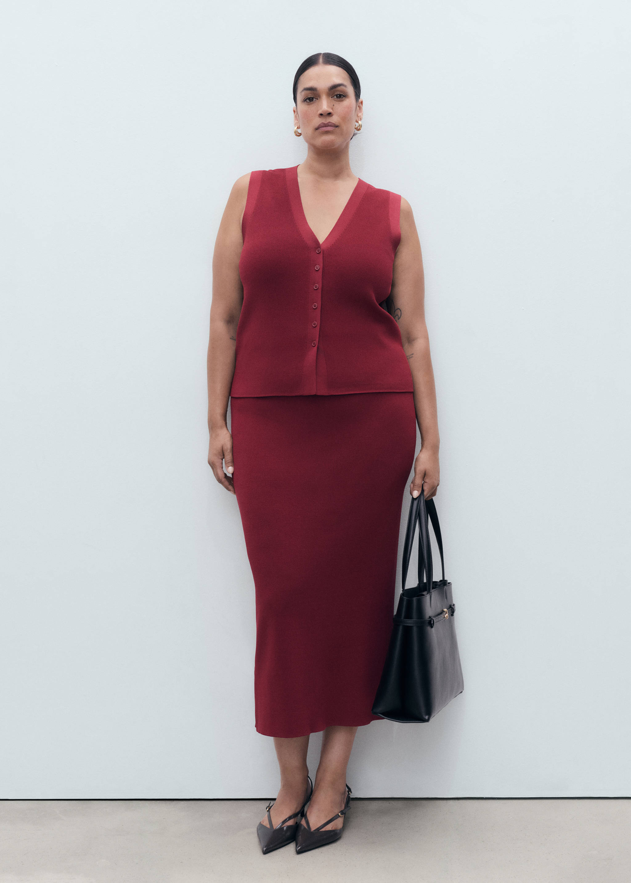 Fine-knit vest - Details of the article 3