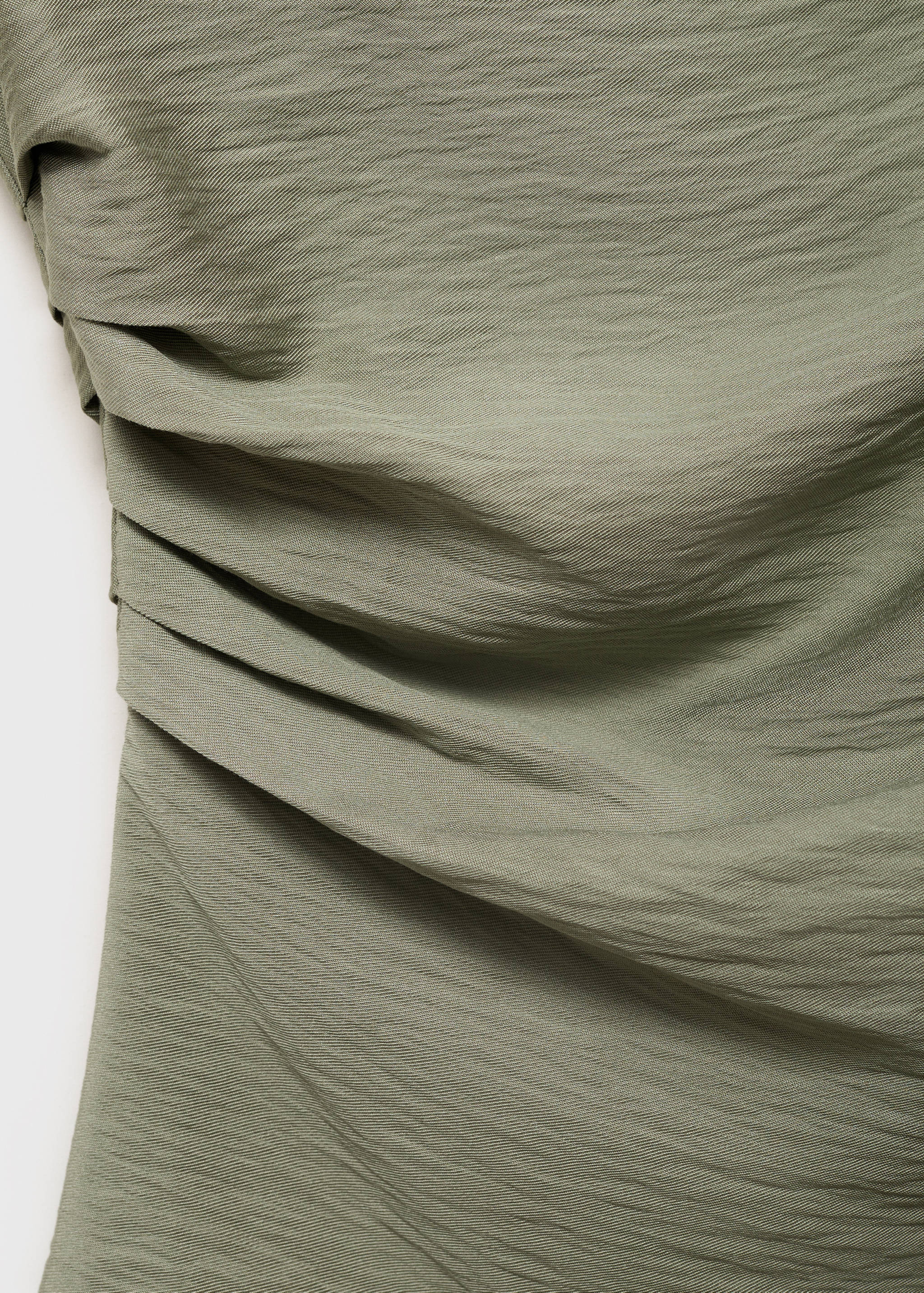 Modal blouse with asymmetrical collar - Details of the article 0