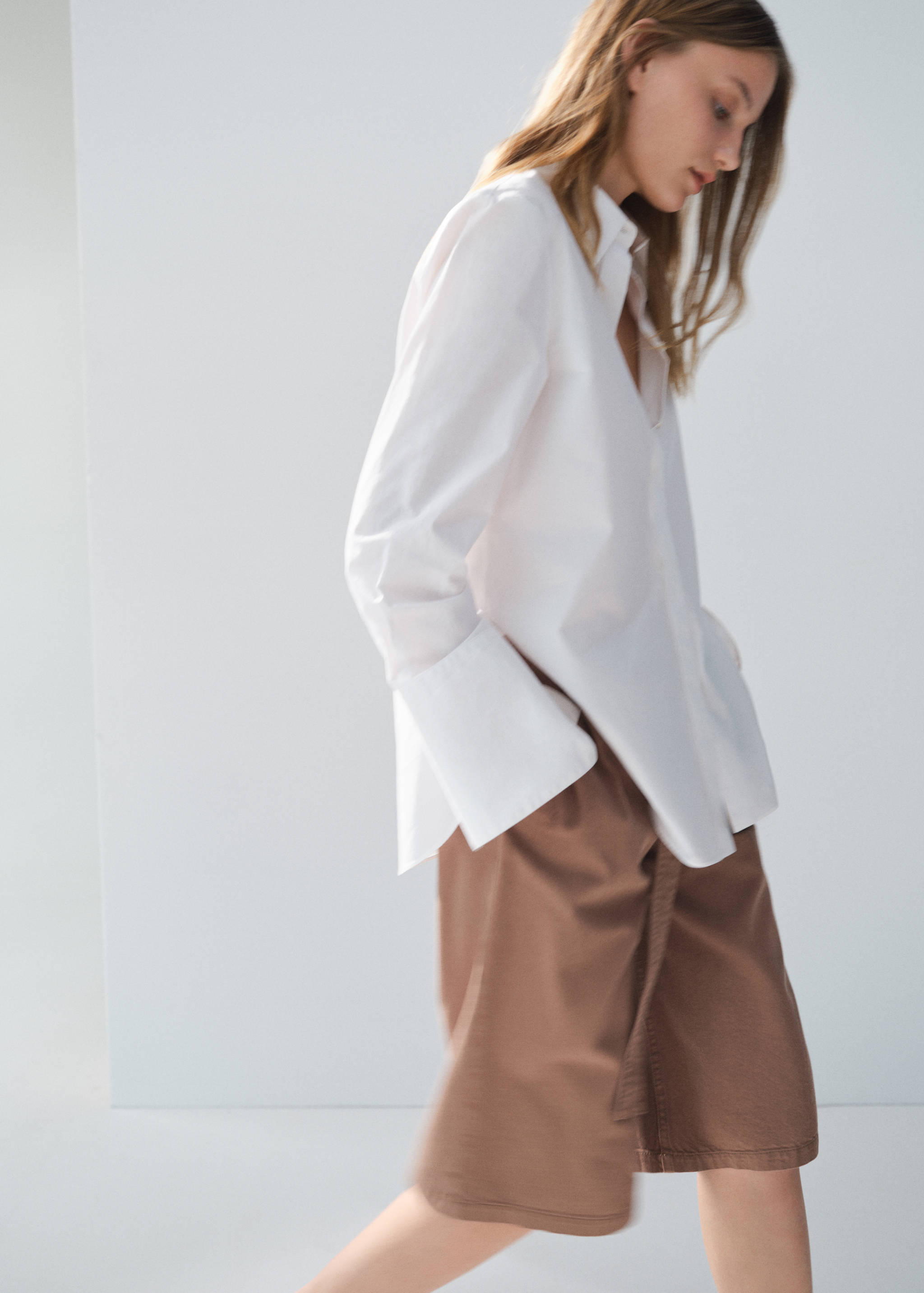 Denim jorts with belt - Details of the article 7