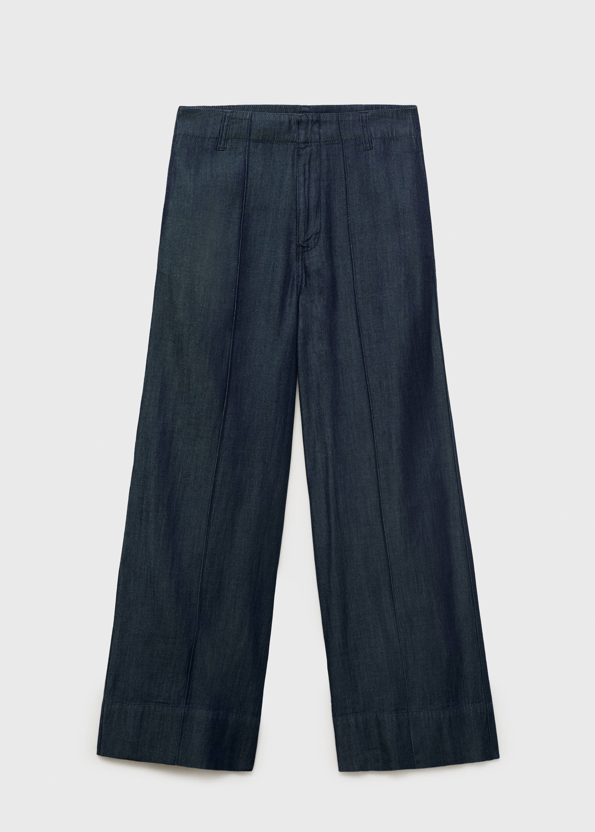 Pantalon denim large coutures - Article sans modèle
