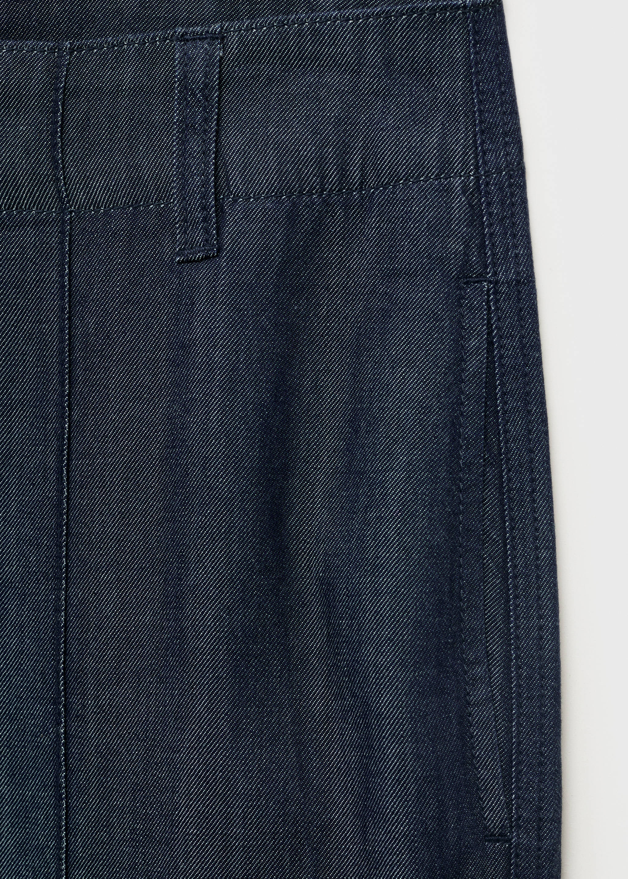 Pantalon denim large coutures - Détail de l'article 0