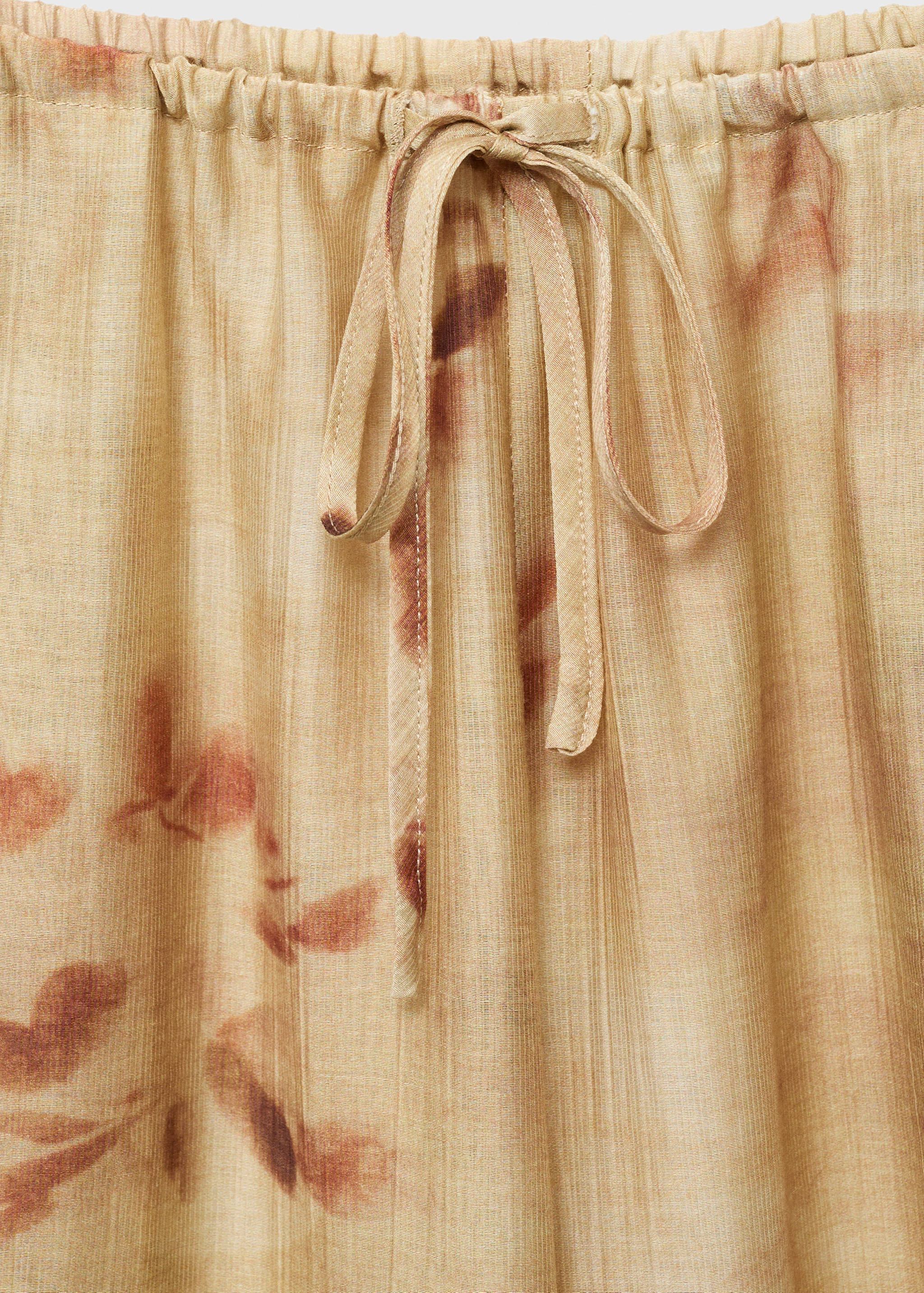 Leaf-print trousers - Details of the article 8