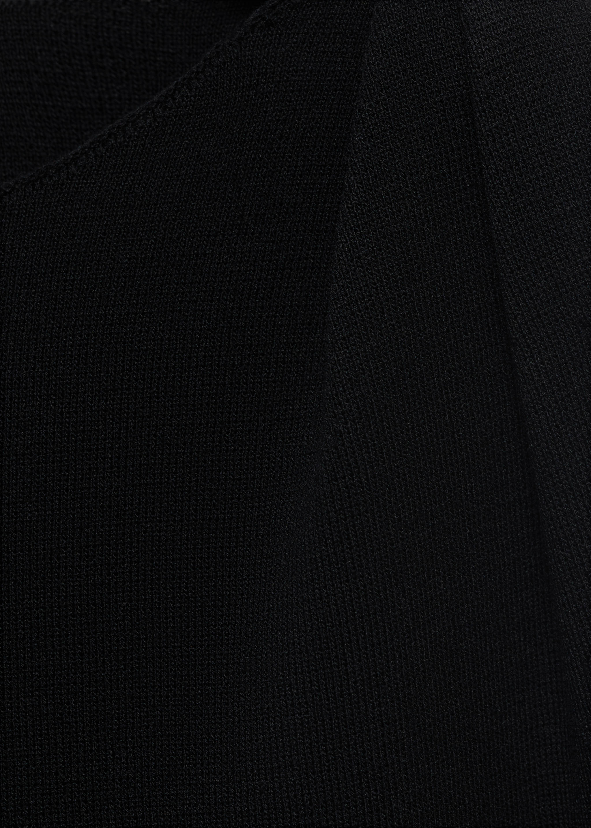 스트랩이 있는 비대칭 니트 드레스 - 상품 내역: 8, 블랙. Ref: 17064104-00.