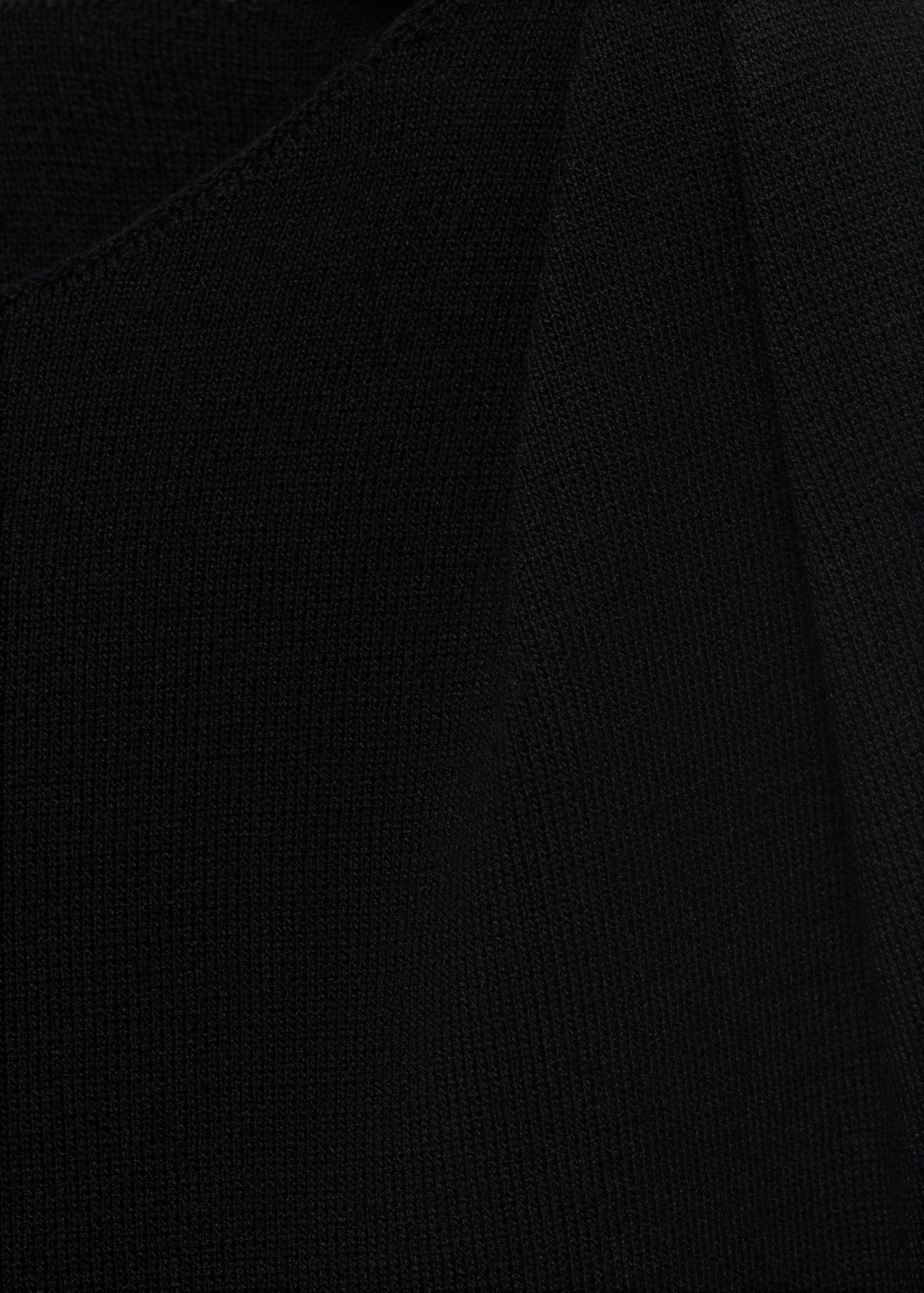 Asymmetrical knitted dress with strap - Details of the article 8