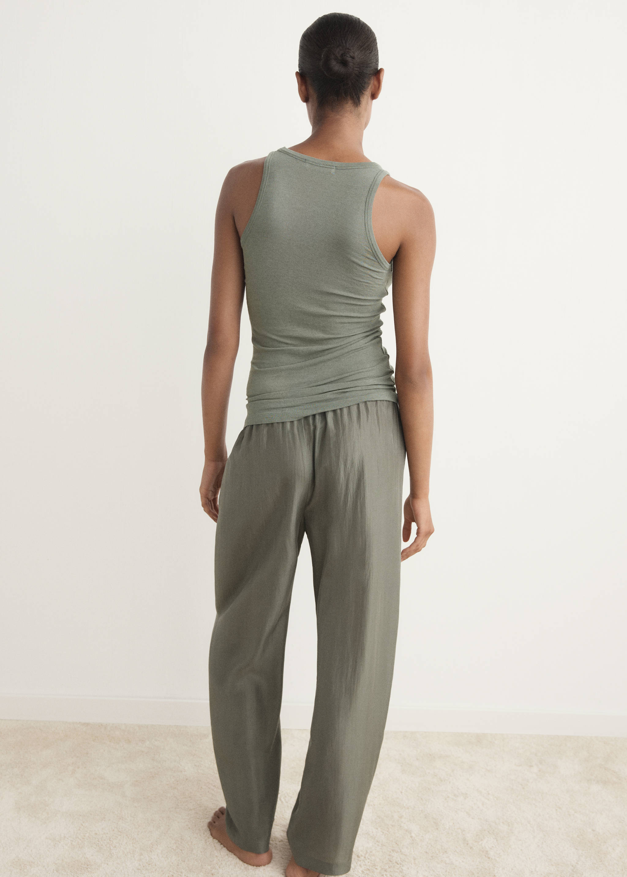 Cashmere pyjama top - Reverse of the article