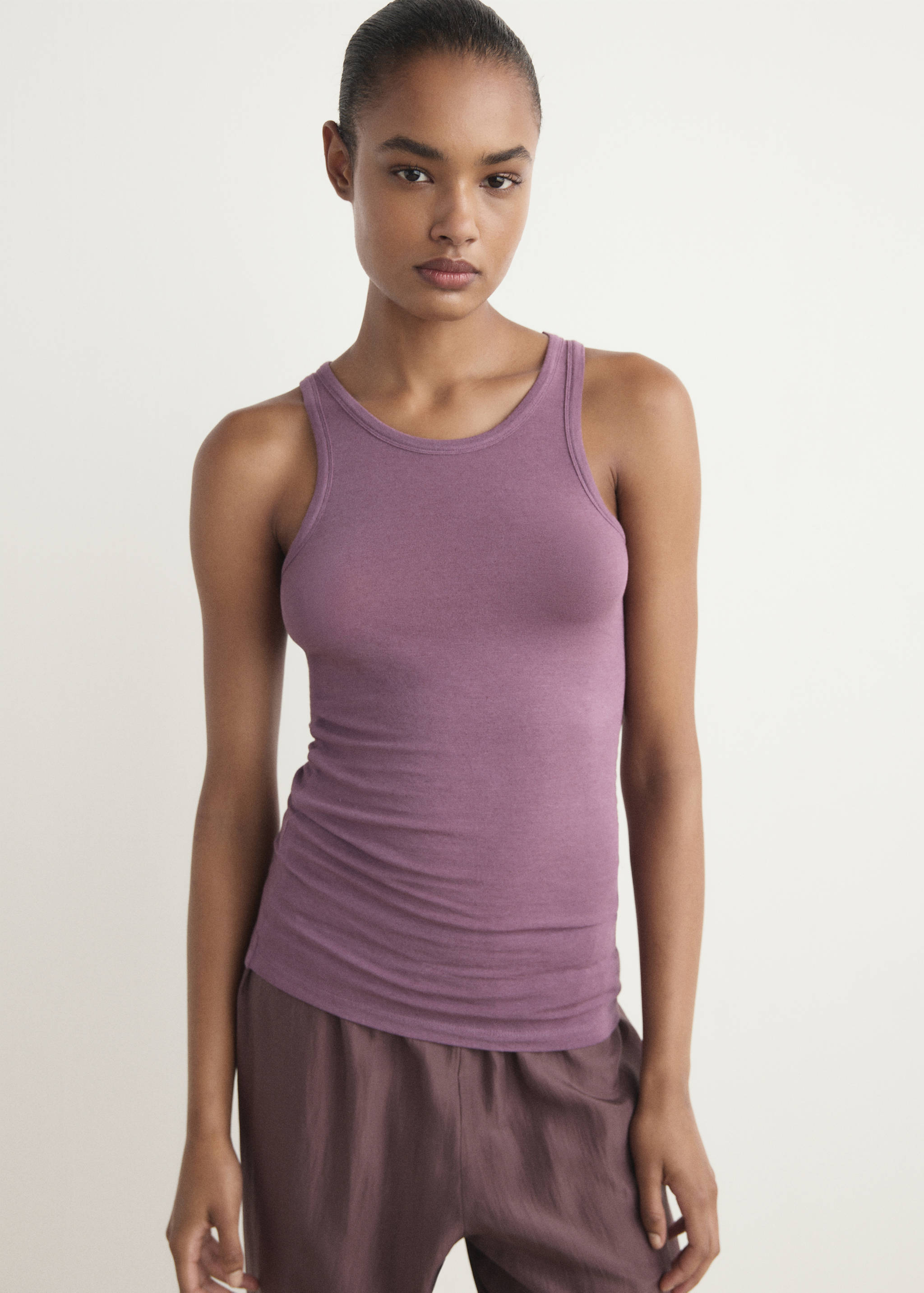 Cashmere pyjama top - Medium plane