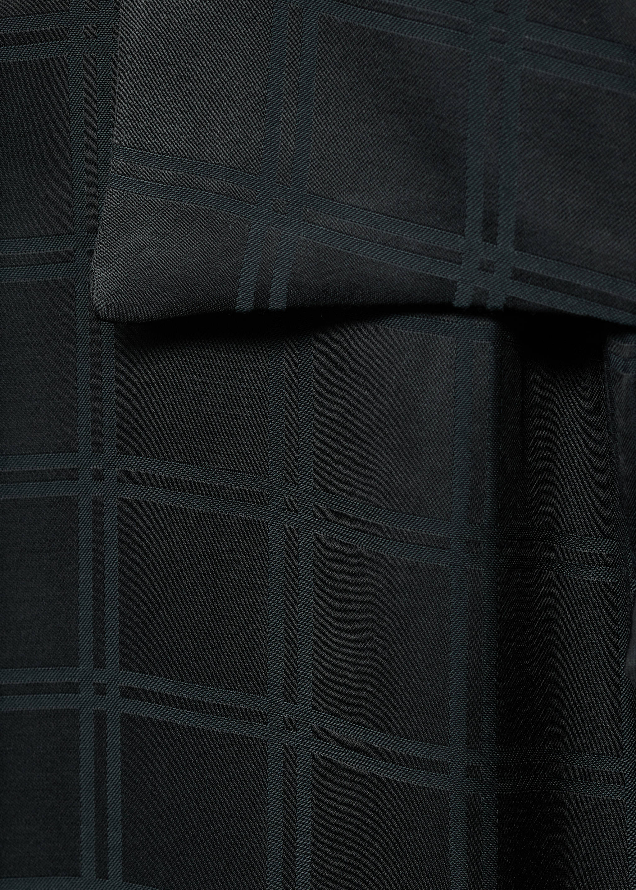 เสื้อเชิ้ตชุดนอนลายตารางผ้าเรยอน - รายละเอียดของสินค้า 8