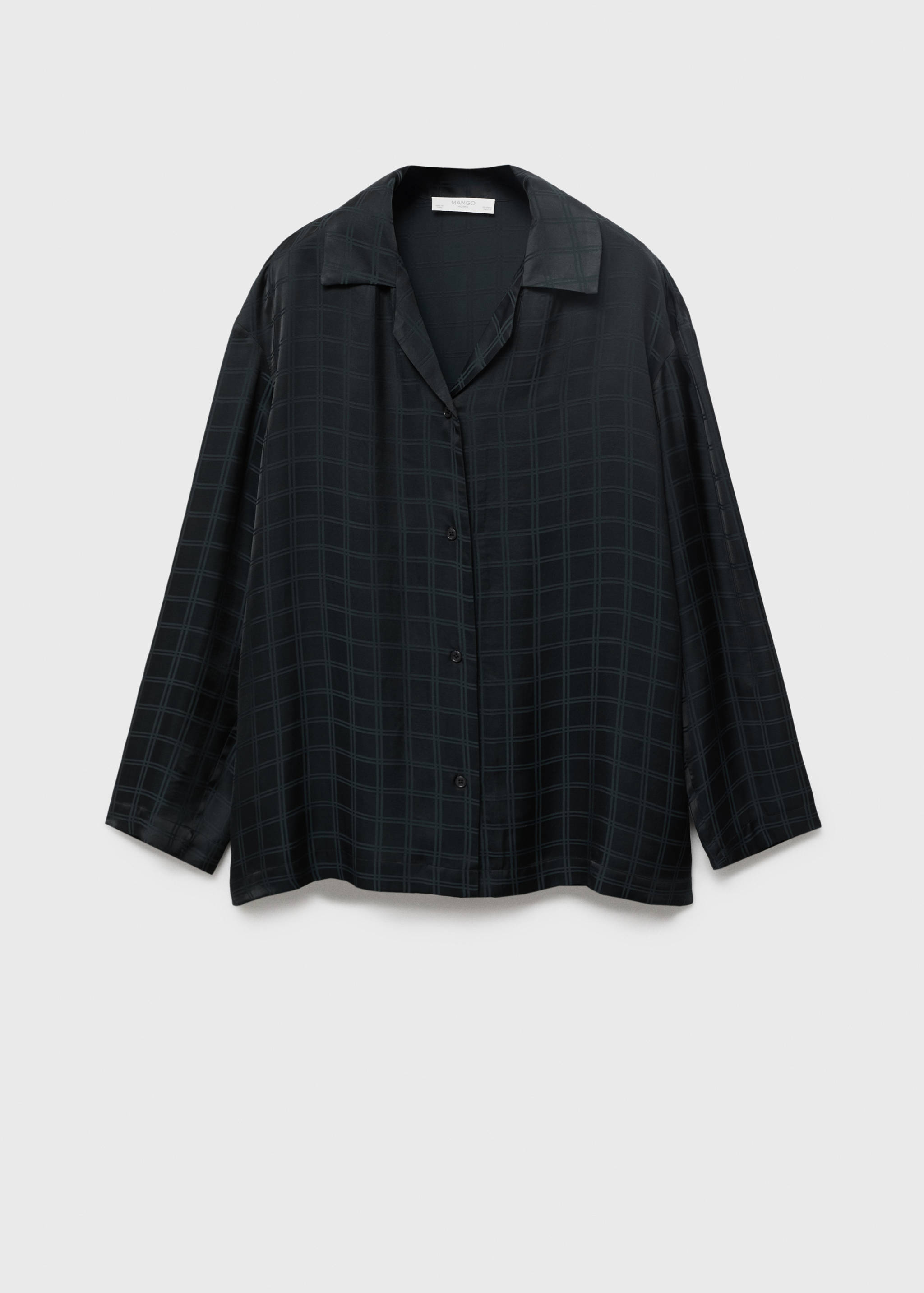 Camisa pijama cuadros rayon - Artículo sin modelo