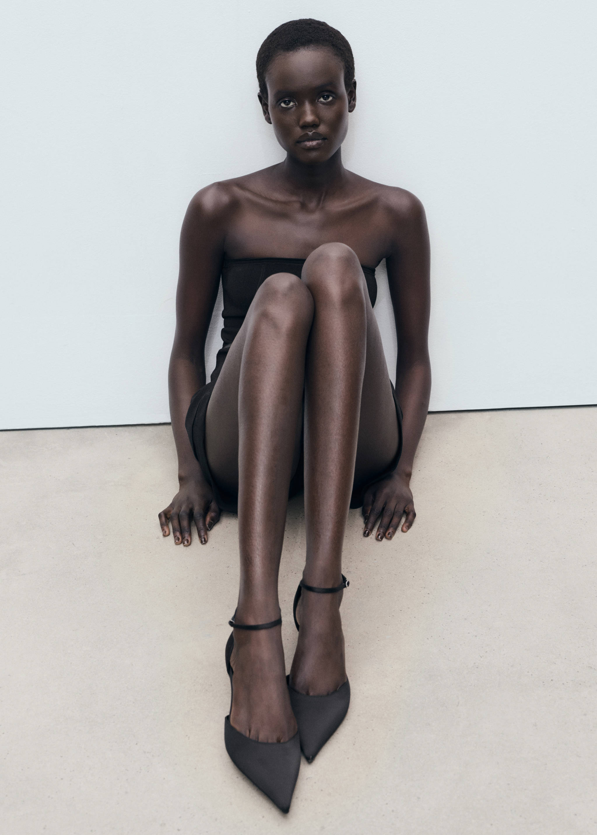 Törpesarkú cipő bokapánttal - Általános sík