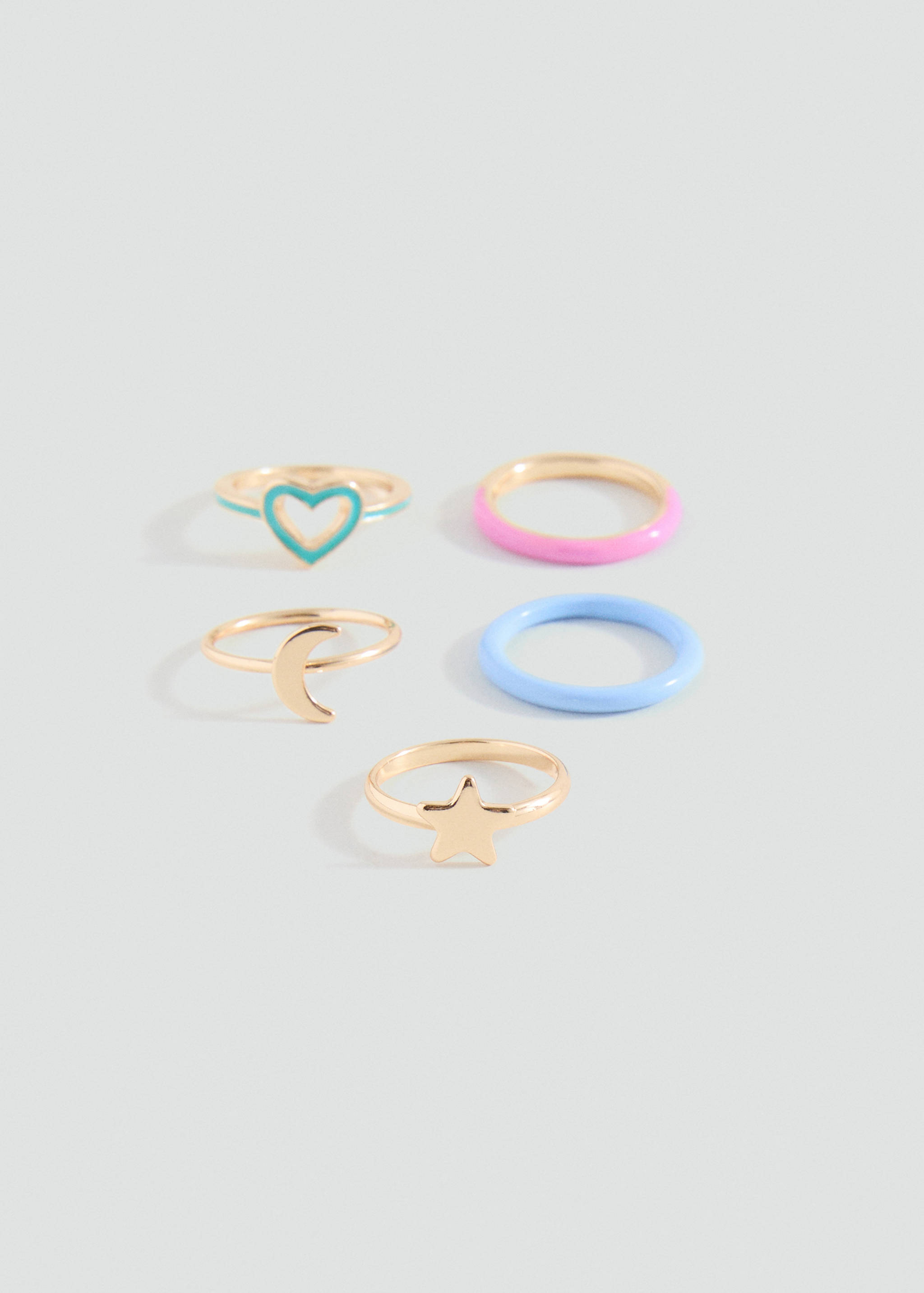 Pack of 5 combined rings - Article without model
