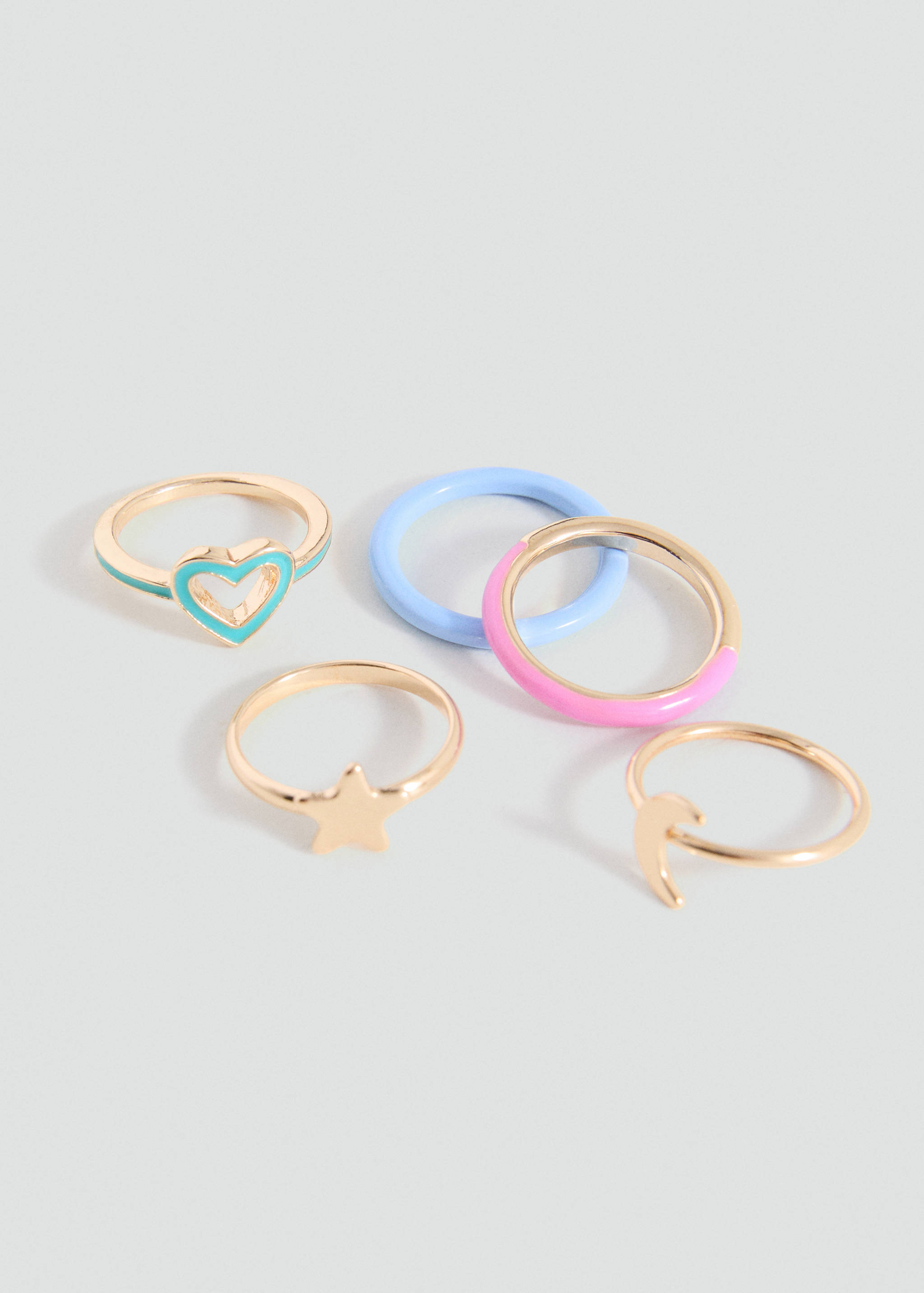 Pack of 5 combined rings - Details of the article 1