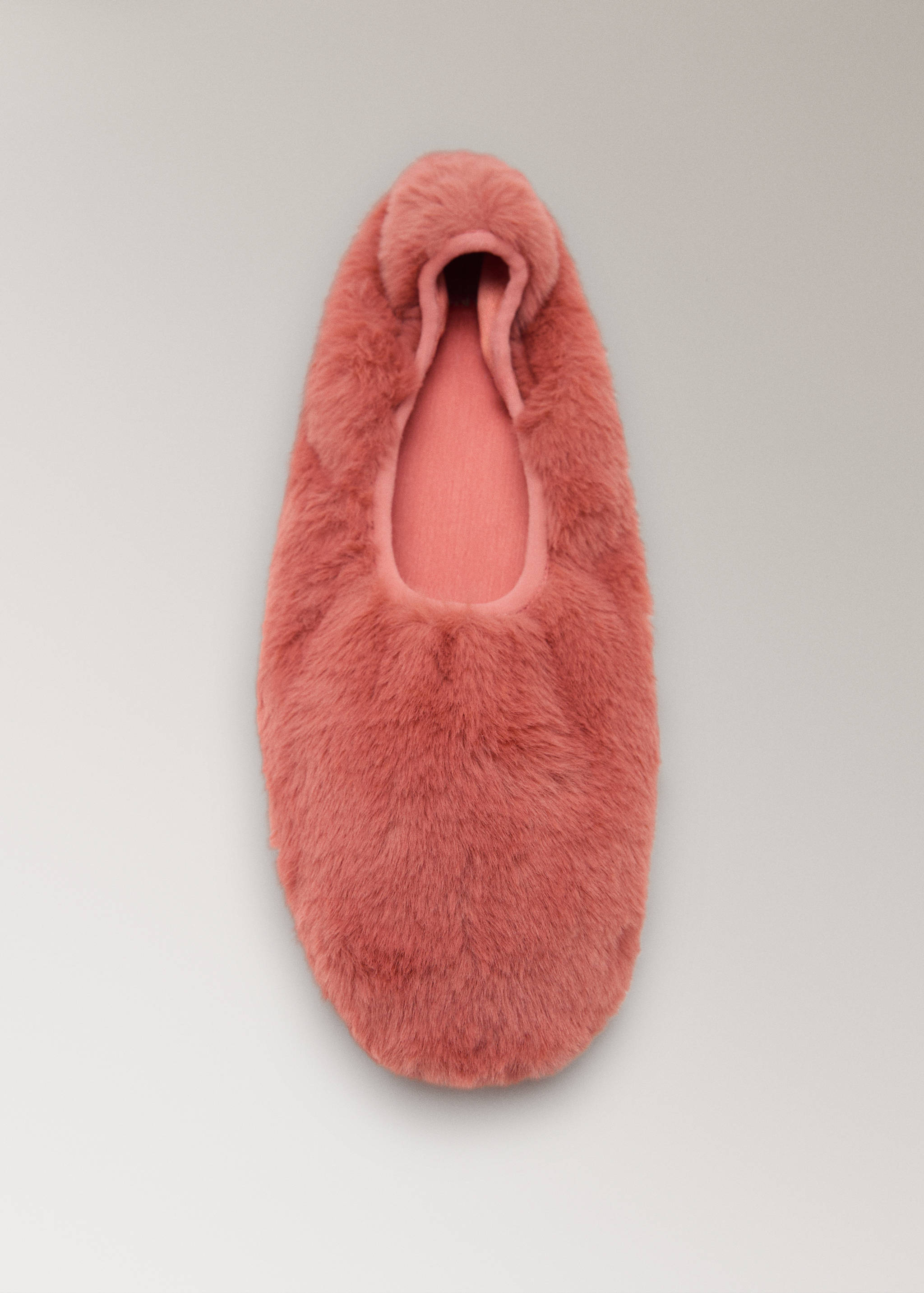 Faux-fur ballerina flats - Details of the article 2