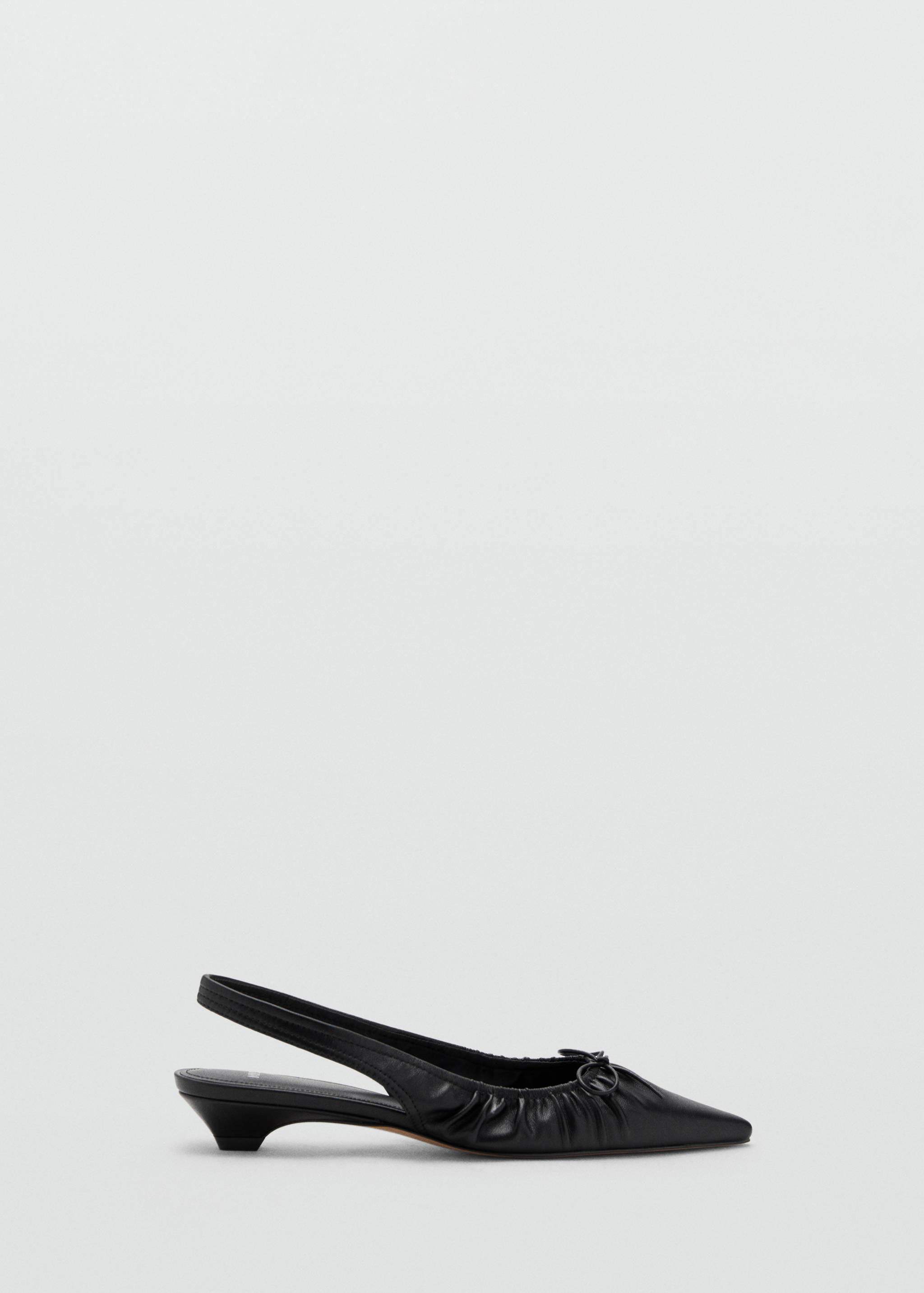 Zapato tacón fruncido lazo - Artículo sin modelo