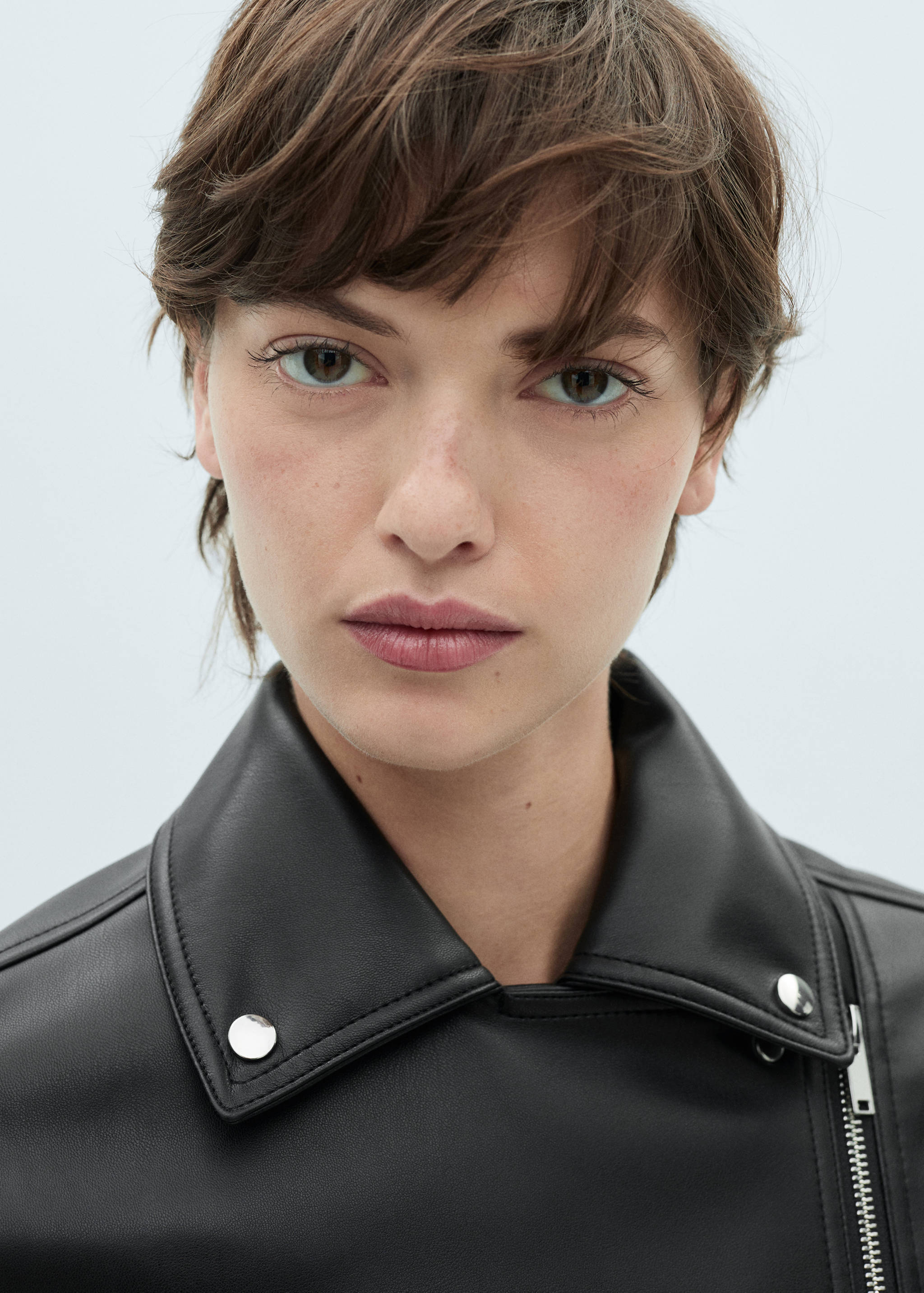 Veste biker cuir synthétique - Détail de l'article 1