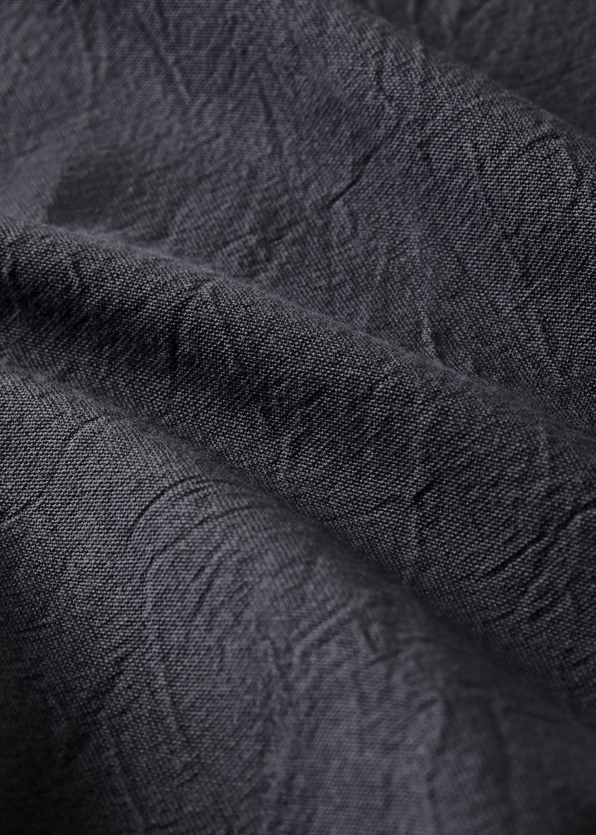 Cotton striped tablecloth for 2 to 4 diners - Details of the article 2