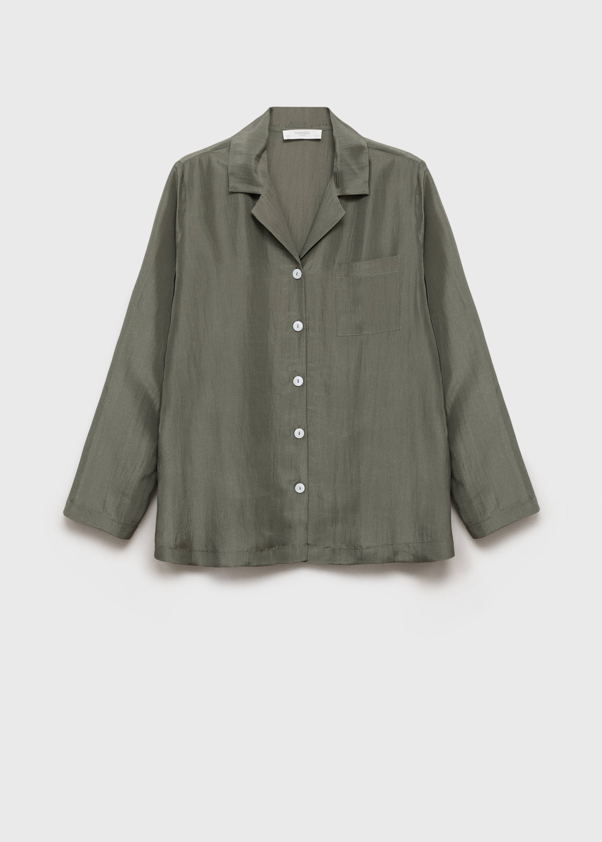 Chemise longue en soie - Article sans modèle