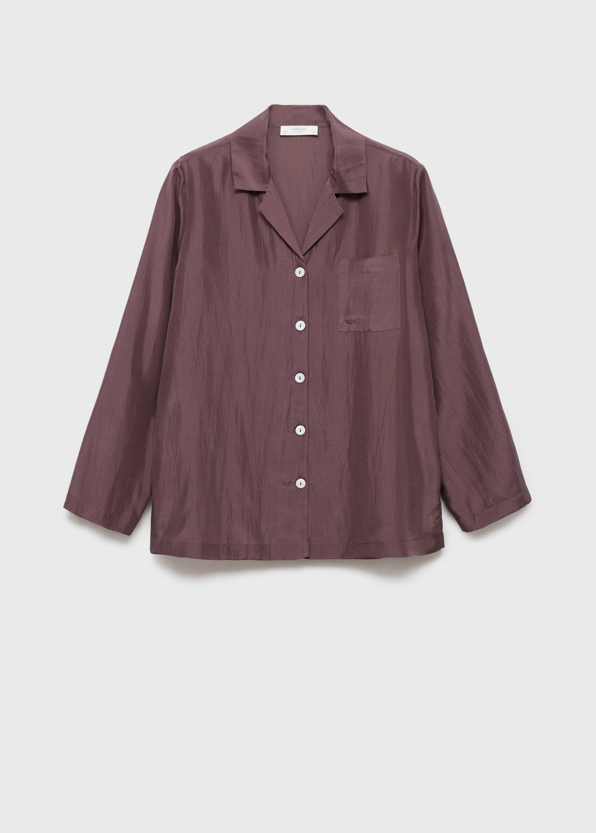 Chemise longue en soie - Article sans modèle