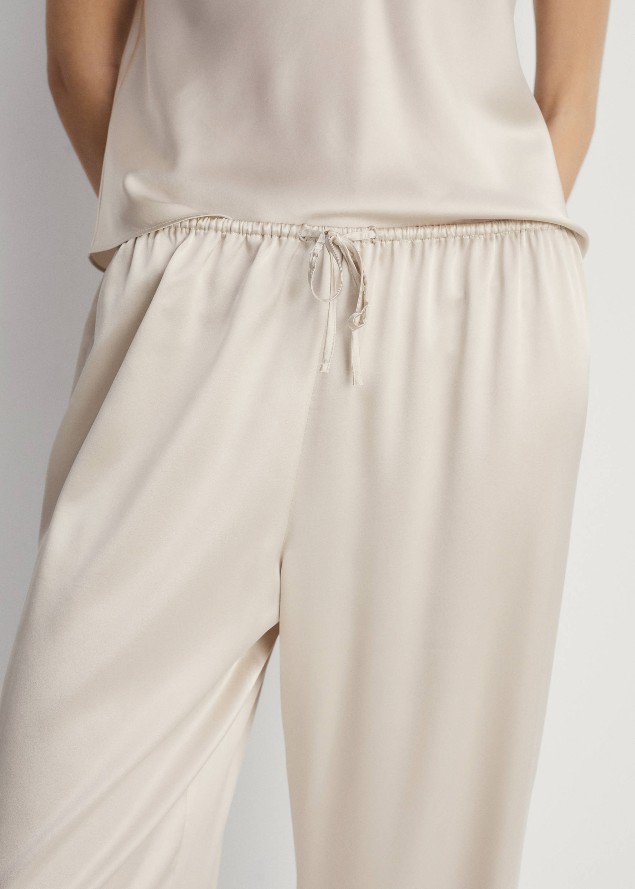 Silk pajama pants - Details of the article 6