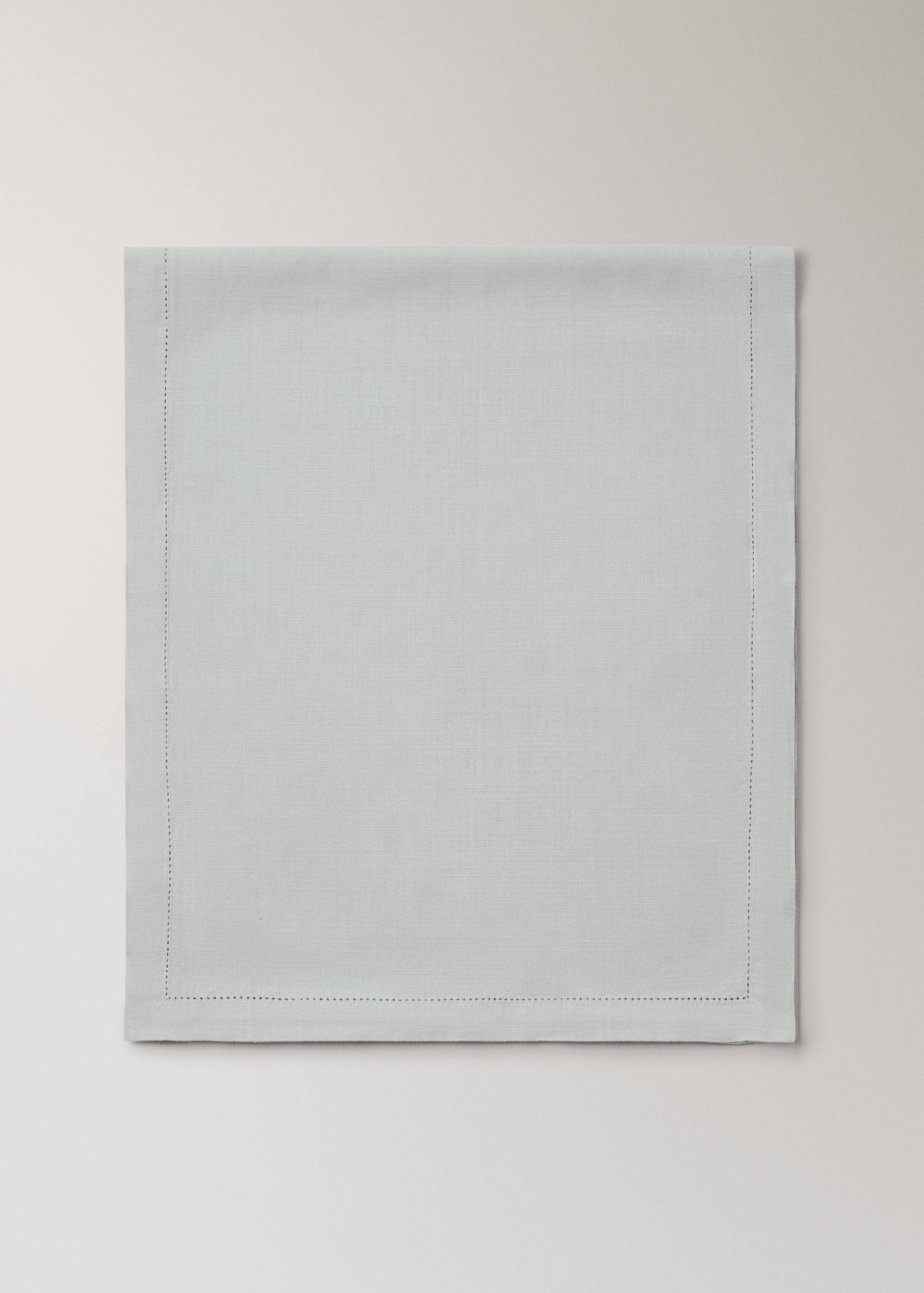 Chemin de table en coton détail effilé - Article sans modèle