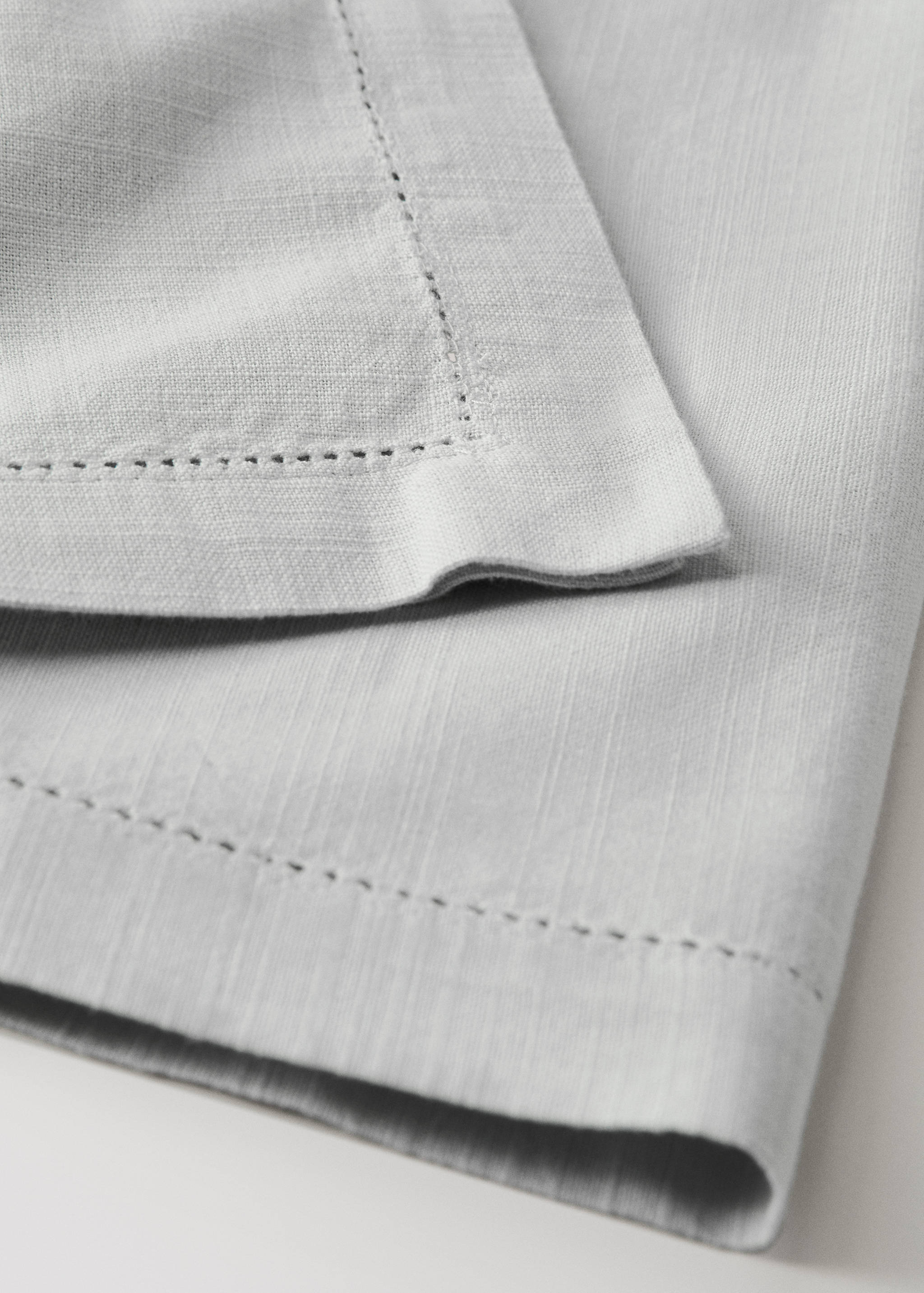 Chemin de table en coton détail effilé - Détail de l'article 1