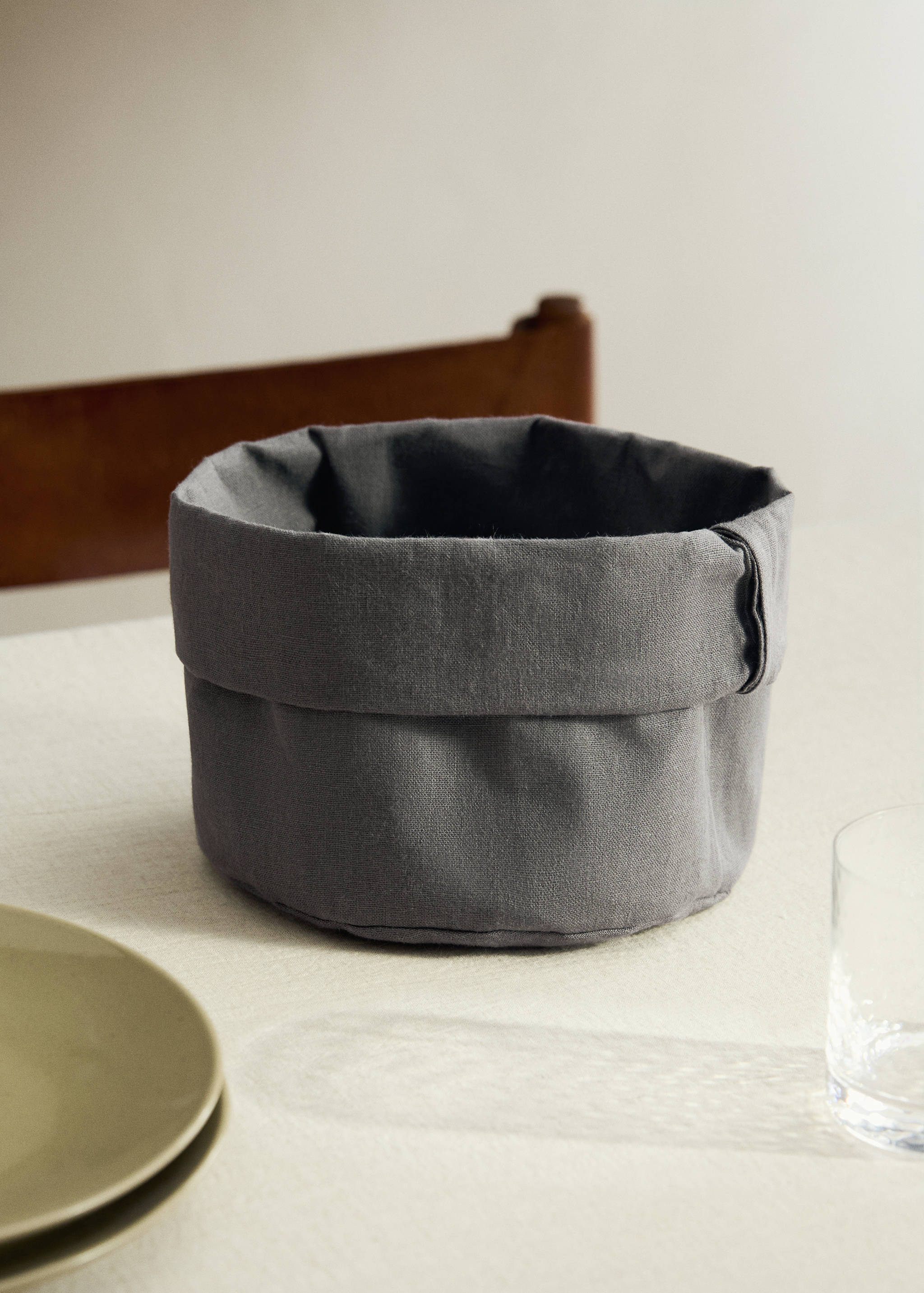 100% linen bread basket - General plane