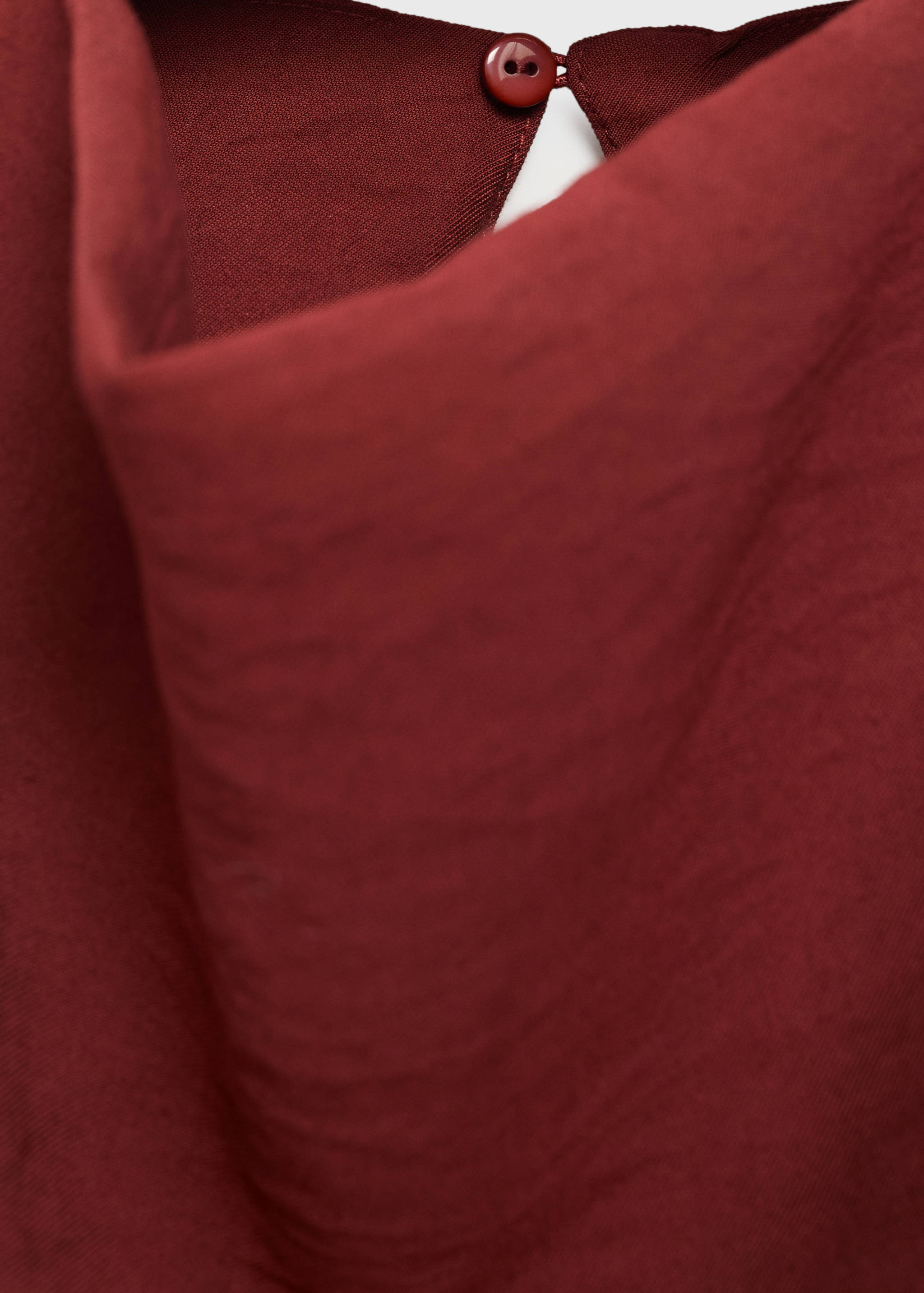Blusa cuello drapeado cinturón - Detalle del artículo 8