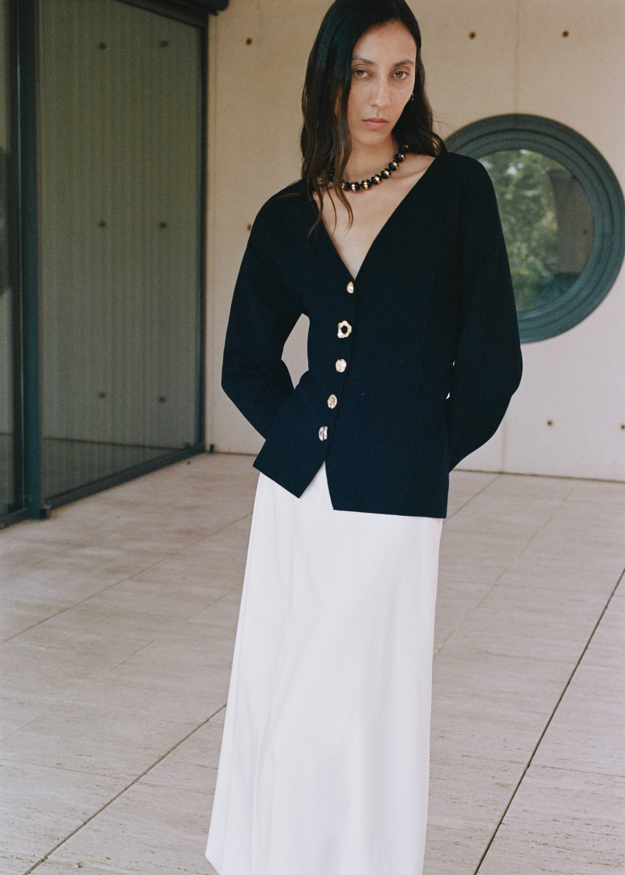 Veste en maille boutons bijoux - Détail de l'article 7