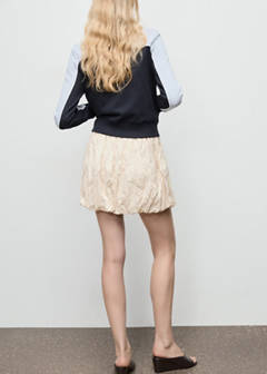 Two-tone fitted jacket — Blue 11