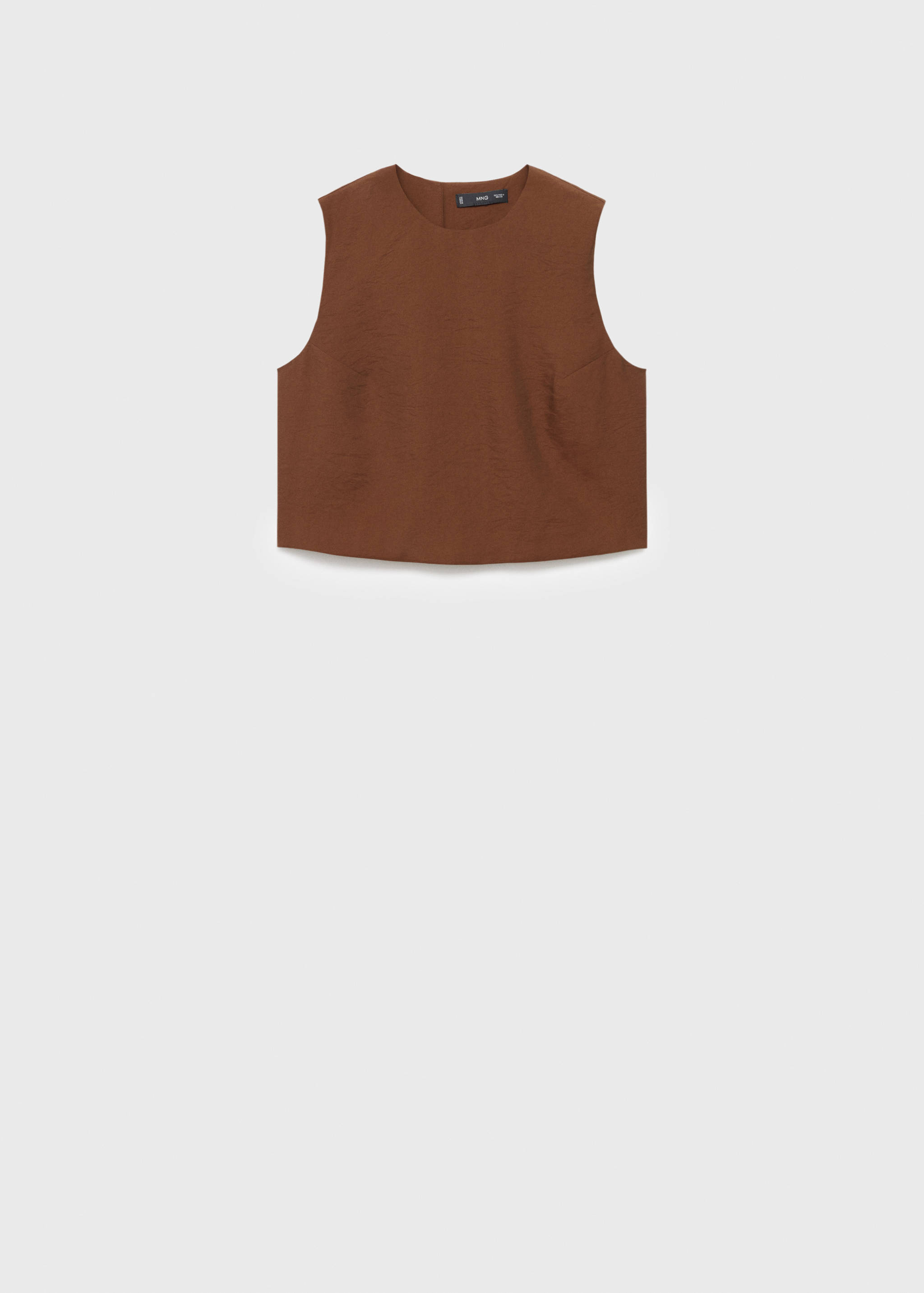 Buttoned crop top - Article without model