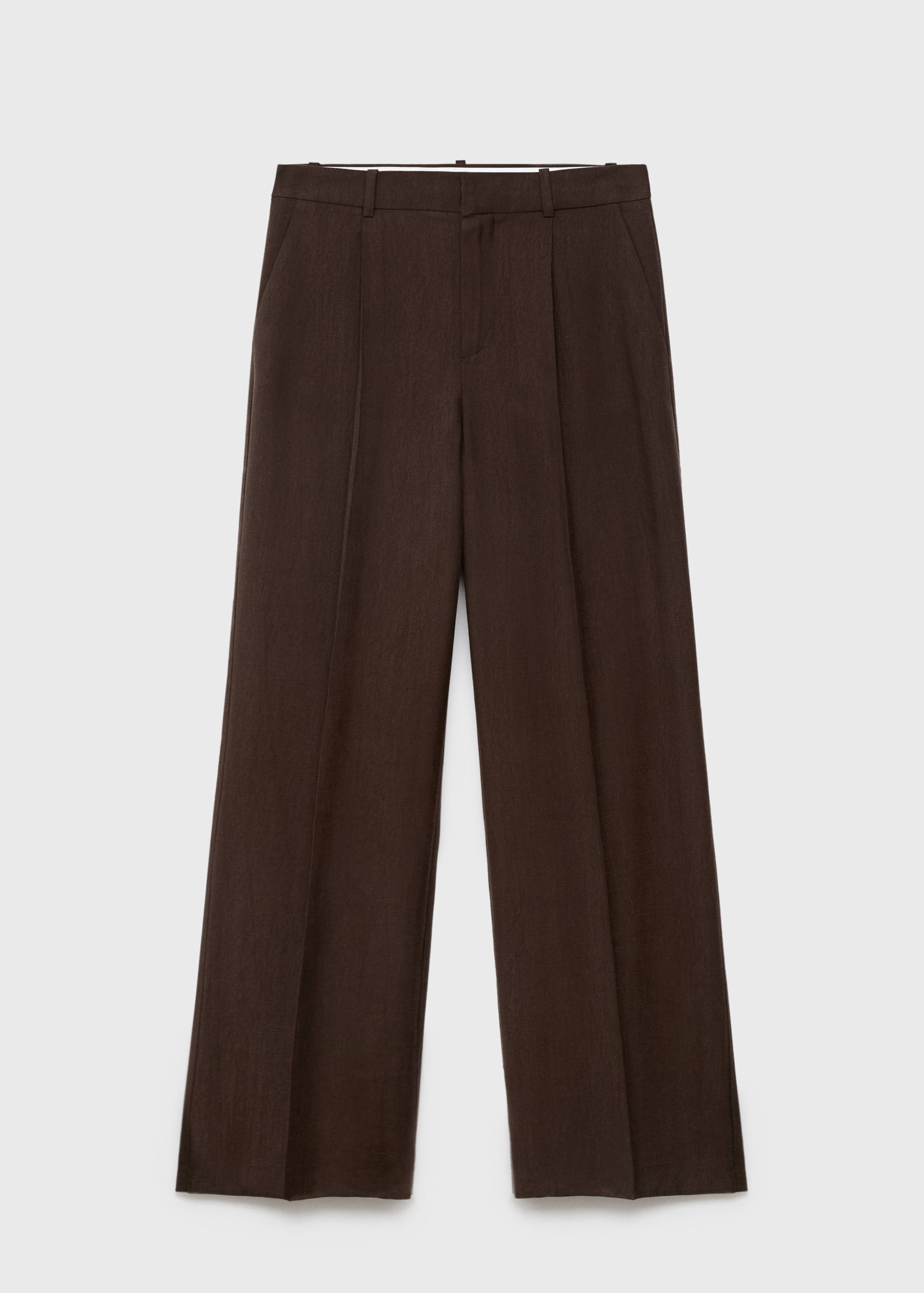 Straight lyocell suit trousers - Article without model