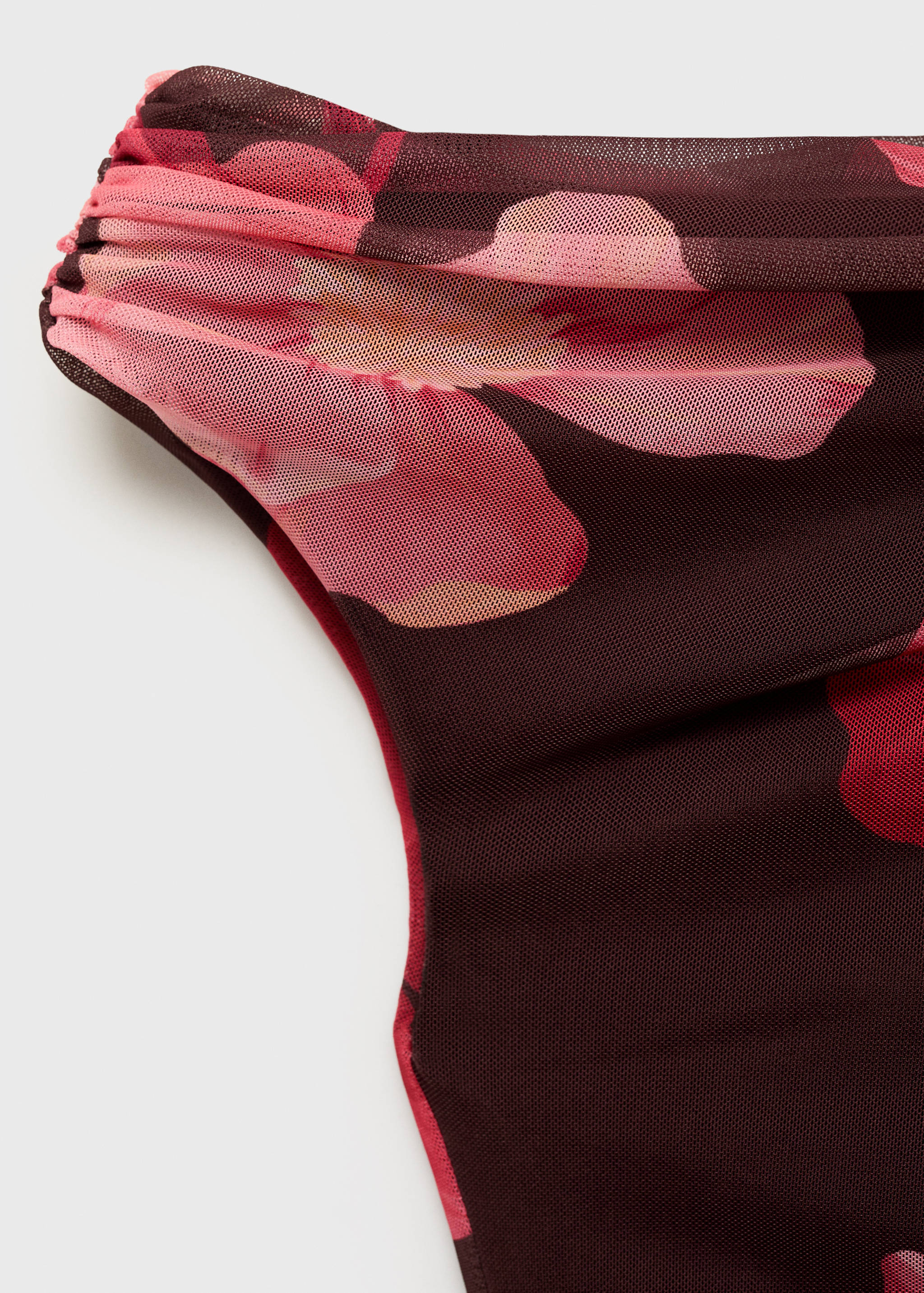 Floral asymmetrical top - Details of the article 0