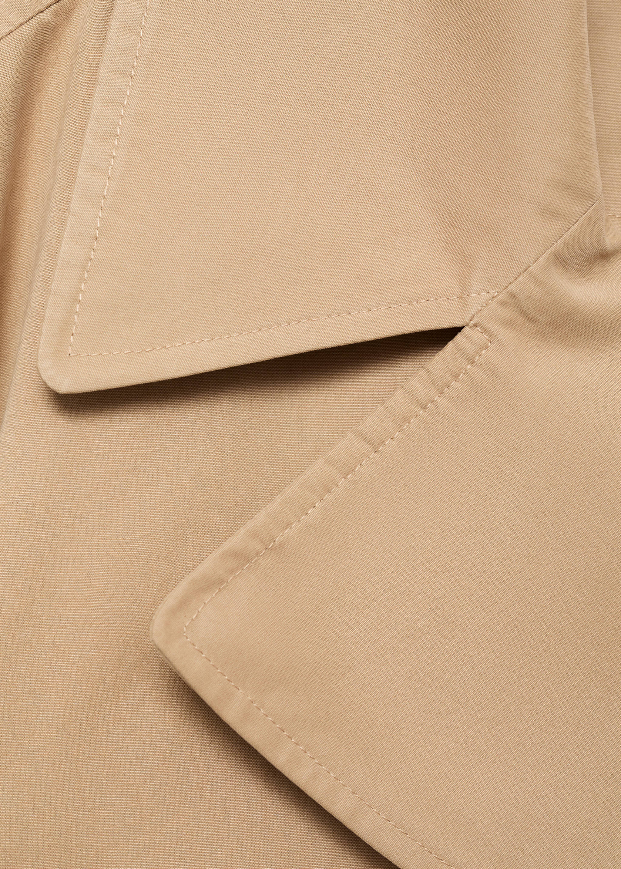Short trench coat - Details of the article 0