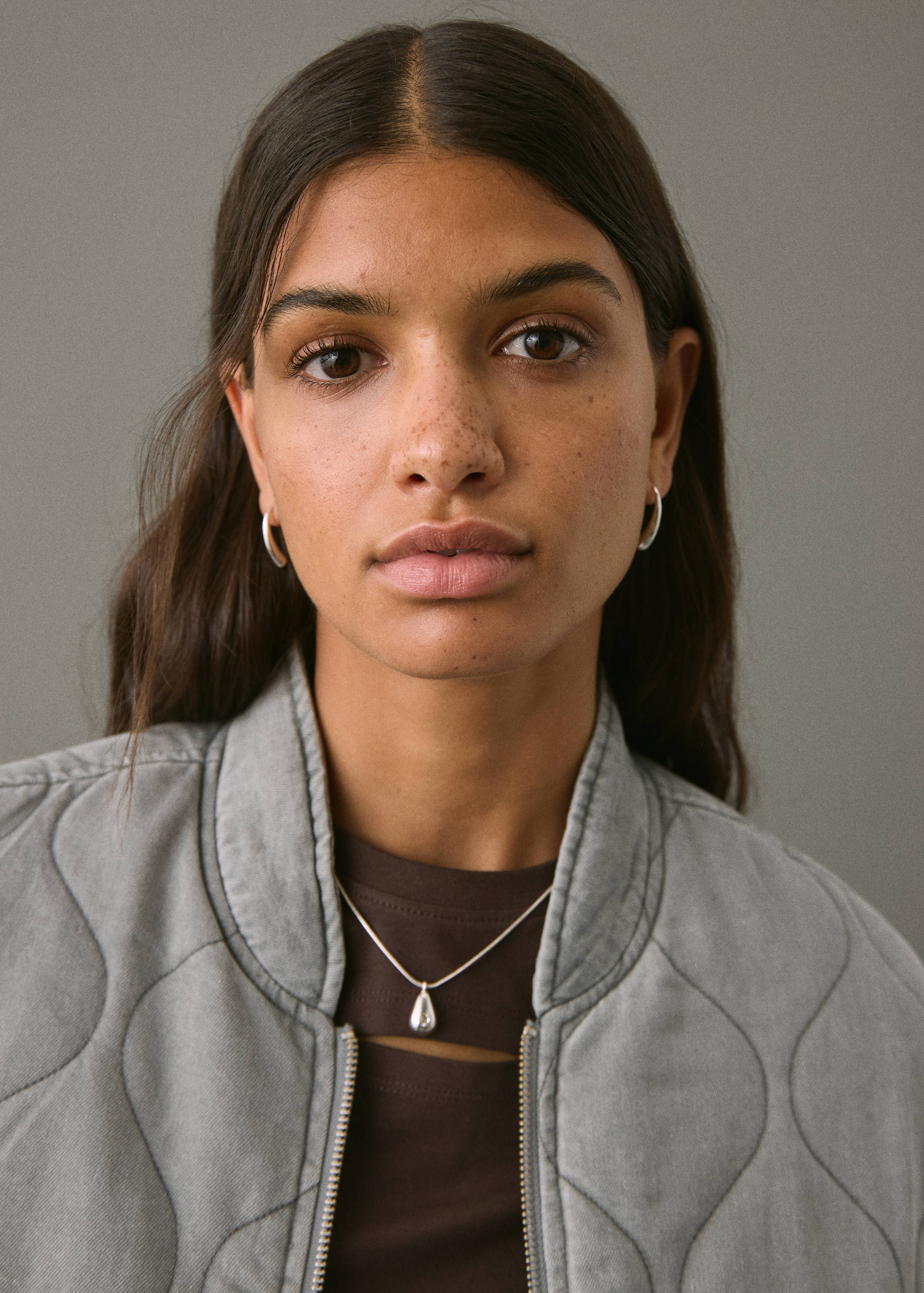 Стёганая куртка из денима - Деталь изделия 1