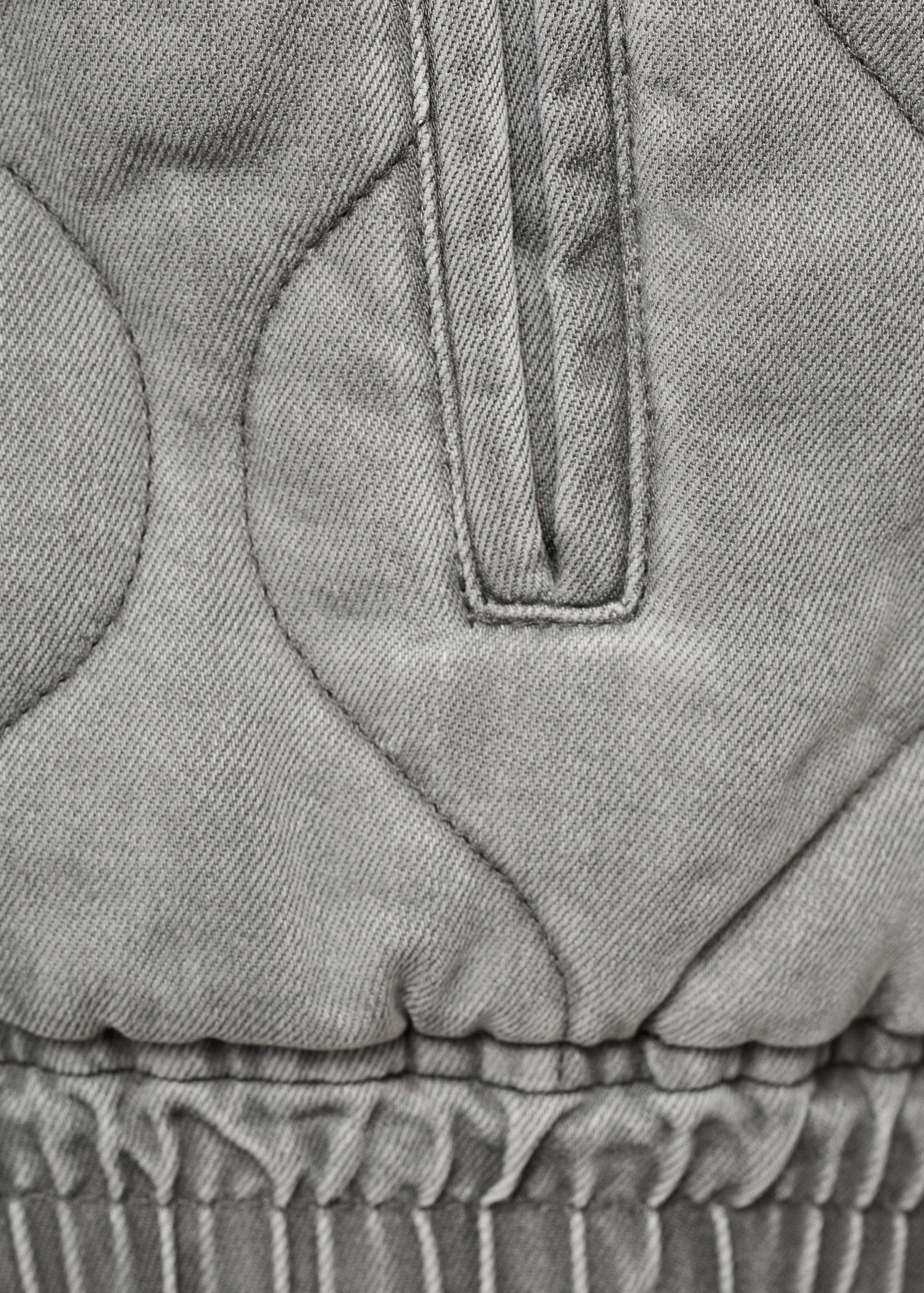 Стёганая куртка из денима - Деталь изделия 8