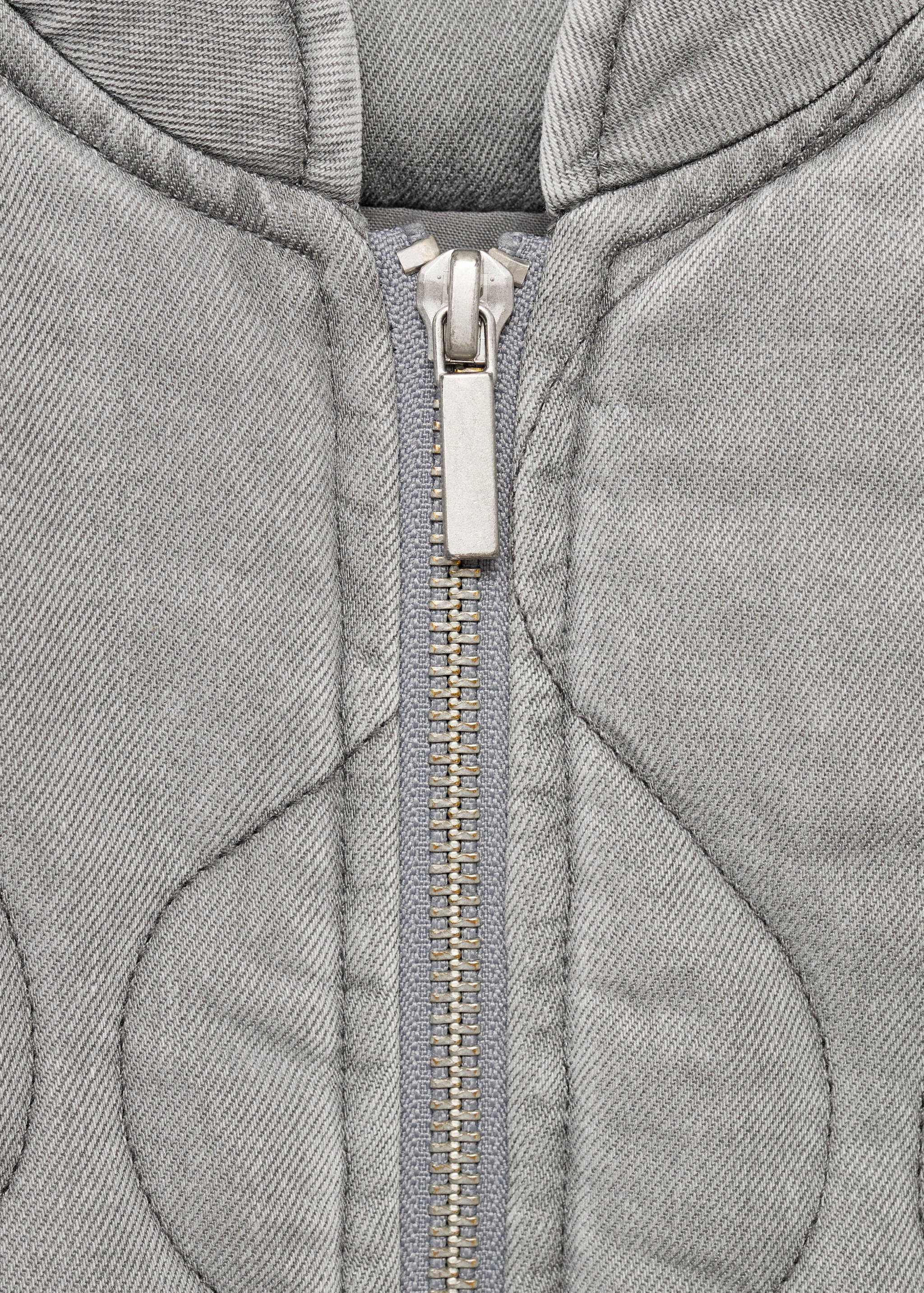 Стёганая куртка из денима - Деталь изделия 0