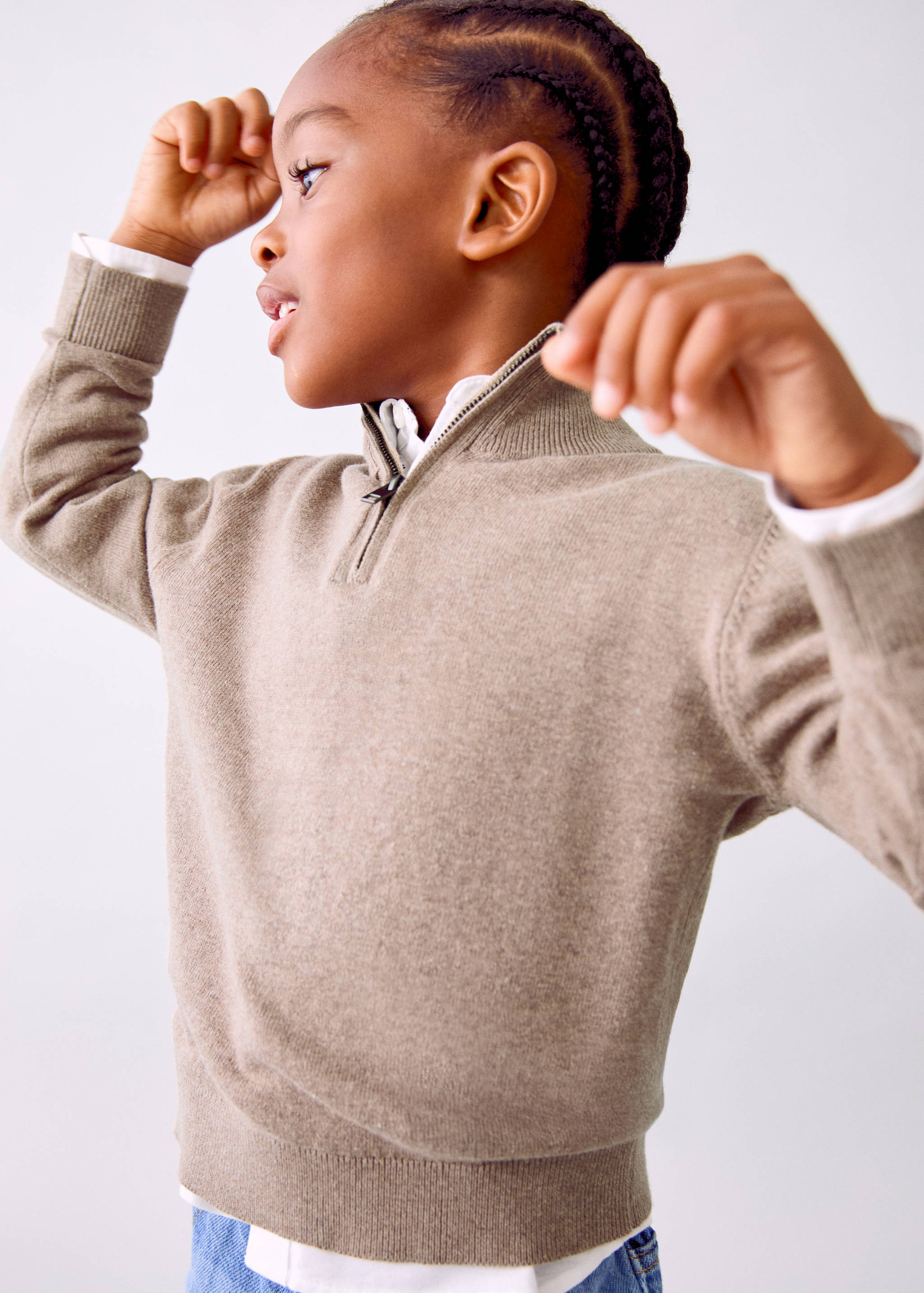 Perkins-neck sweater - Medium plane