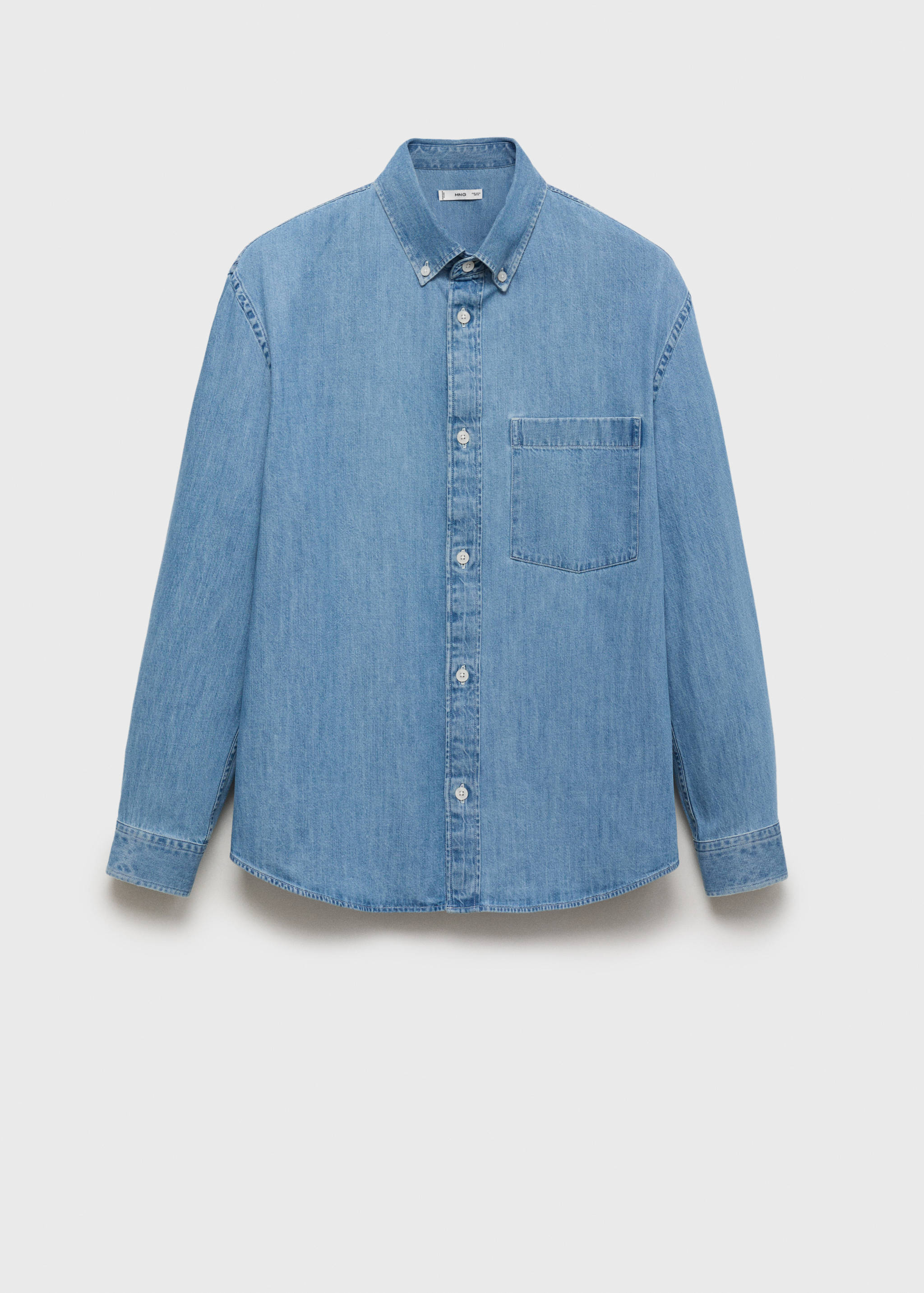 Denim shirt with pocket - Article without model