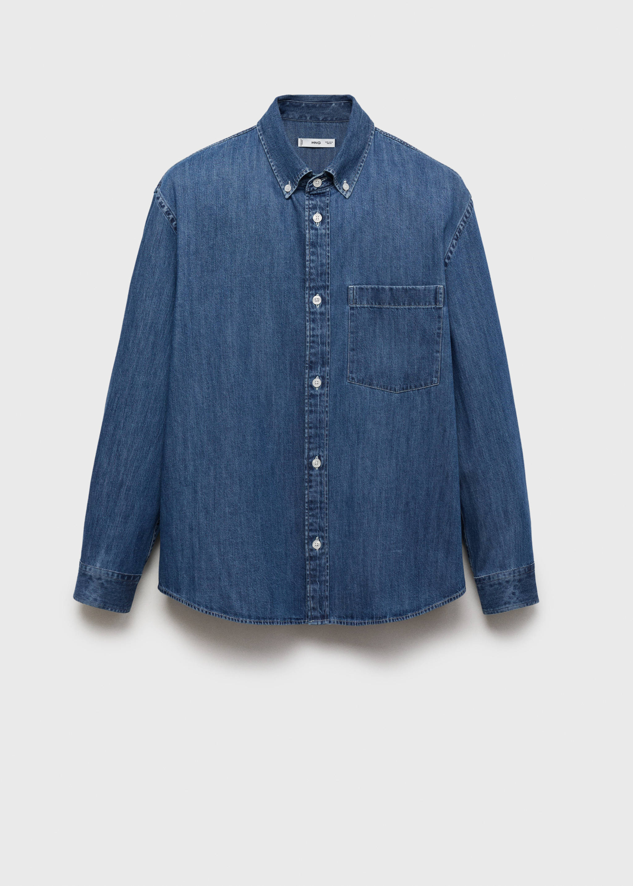 Denim shirt with pocket - Article without model