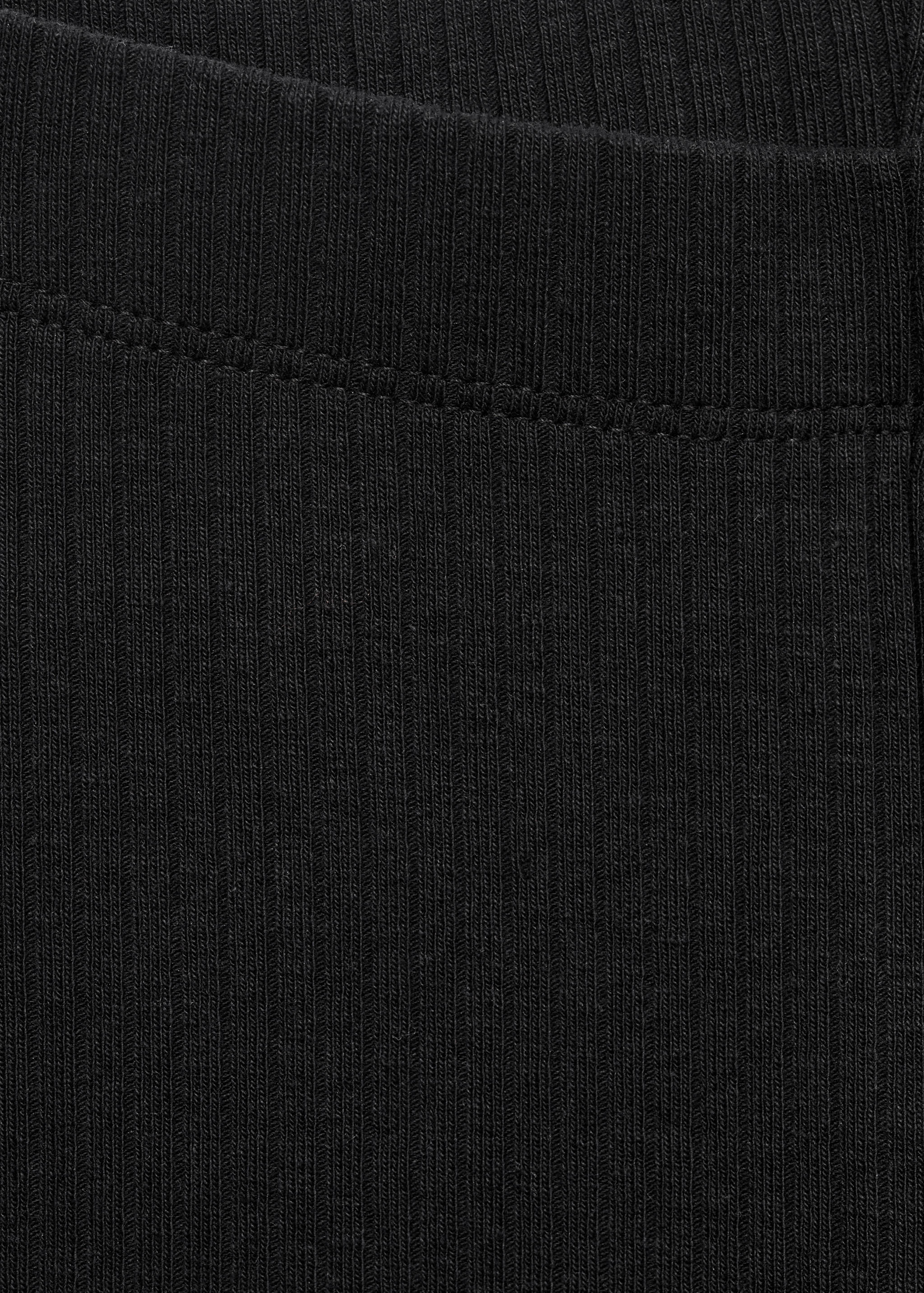 Ribbed flared leggings - Details of the article 8