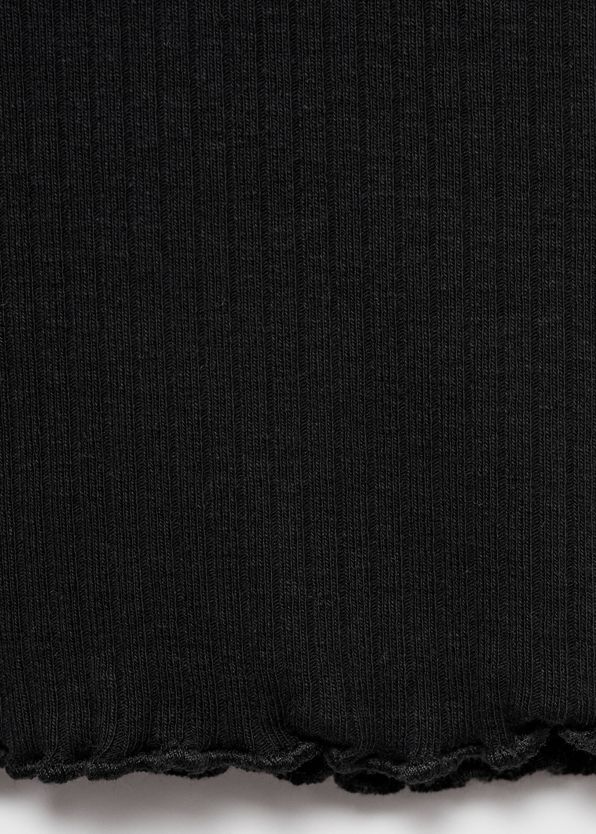 Ribbed flared leggings - Details of the article 0