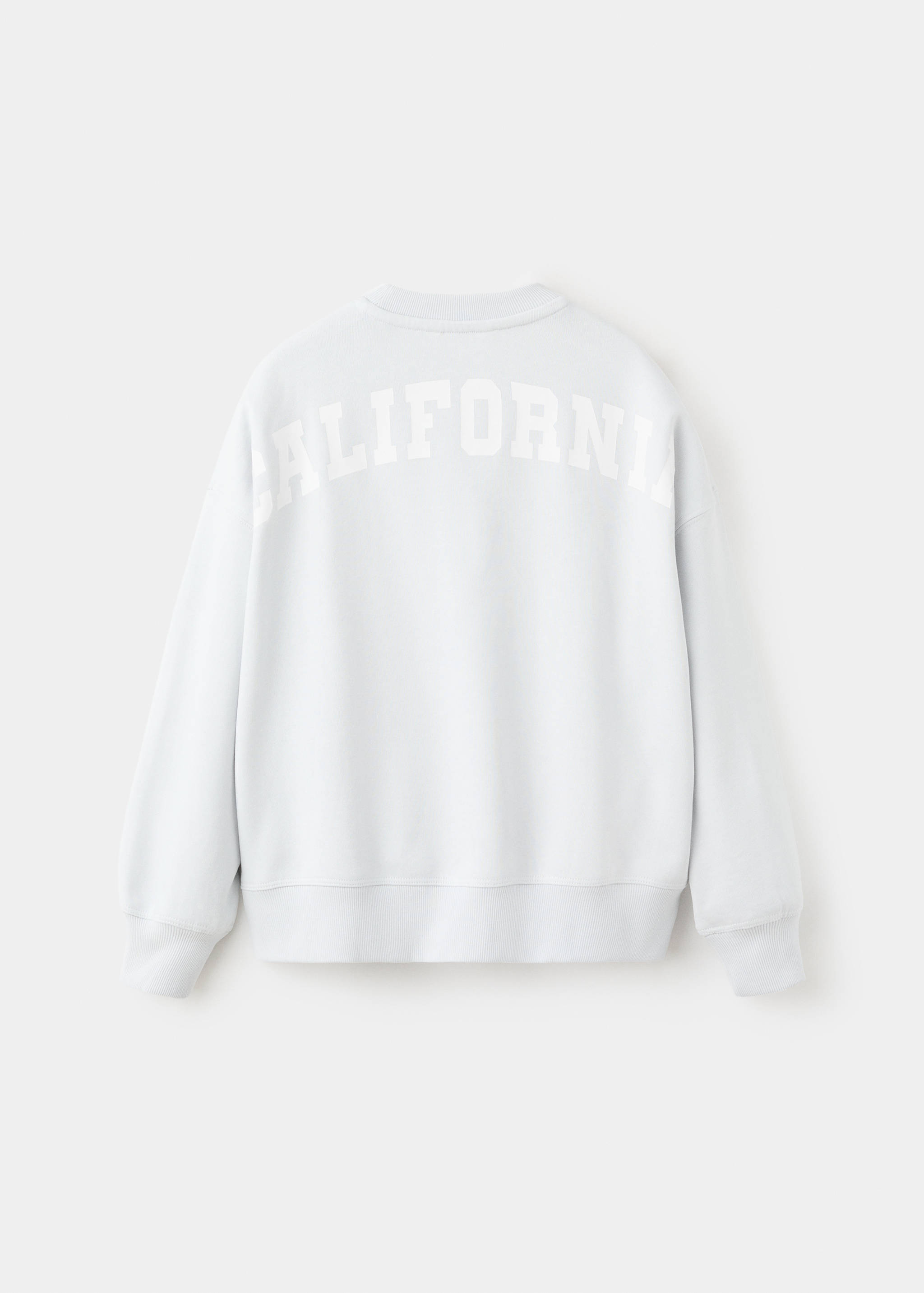 Printed cotton sweatshirt - Reverse of the article