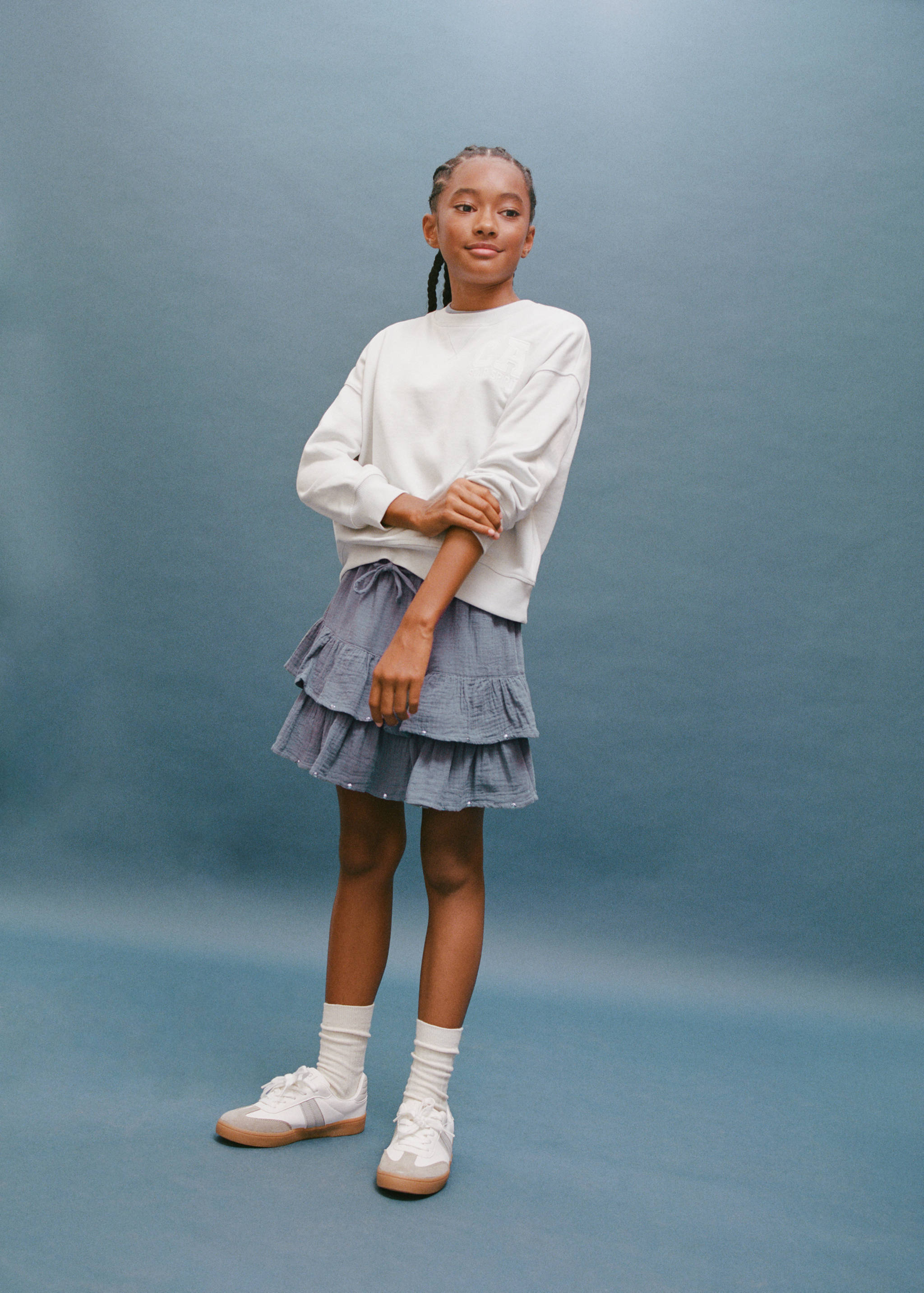 Printed cotton sweatshirt - Details of the article 5