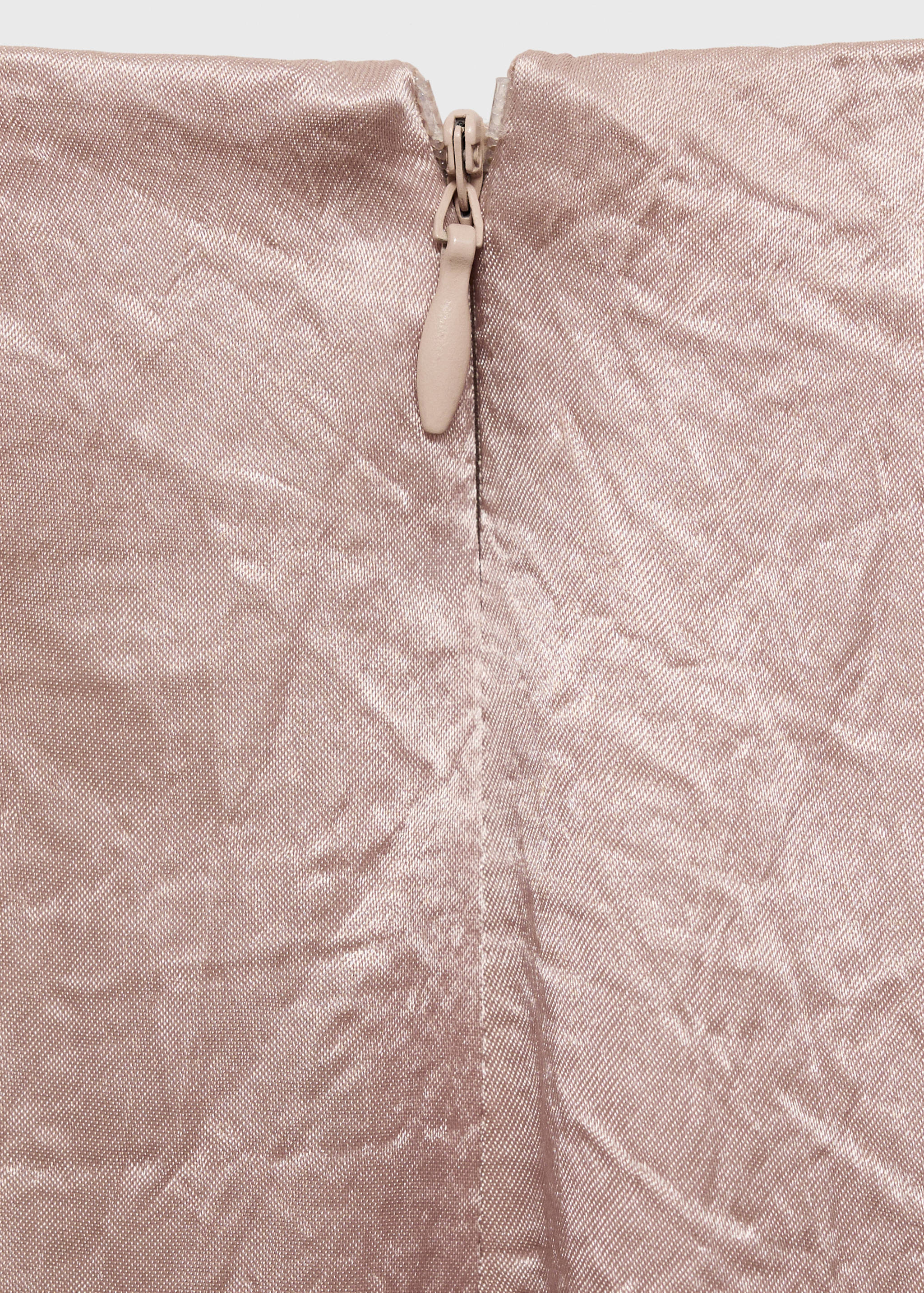 Παντελόνι σατέν με τσαλακωμένη όψη - Λεπτομέρεια του προϊόντος 0