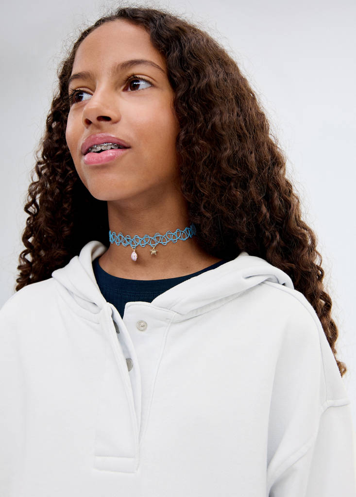 Oversized hoodie — Sky Blue