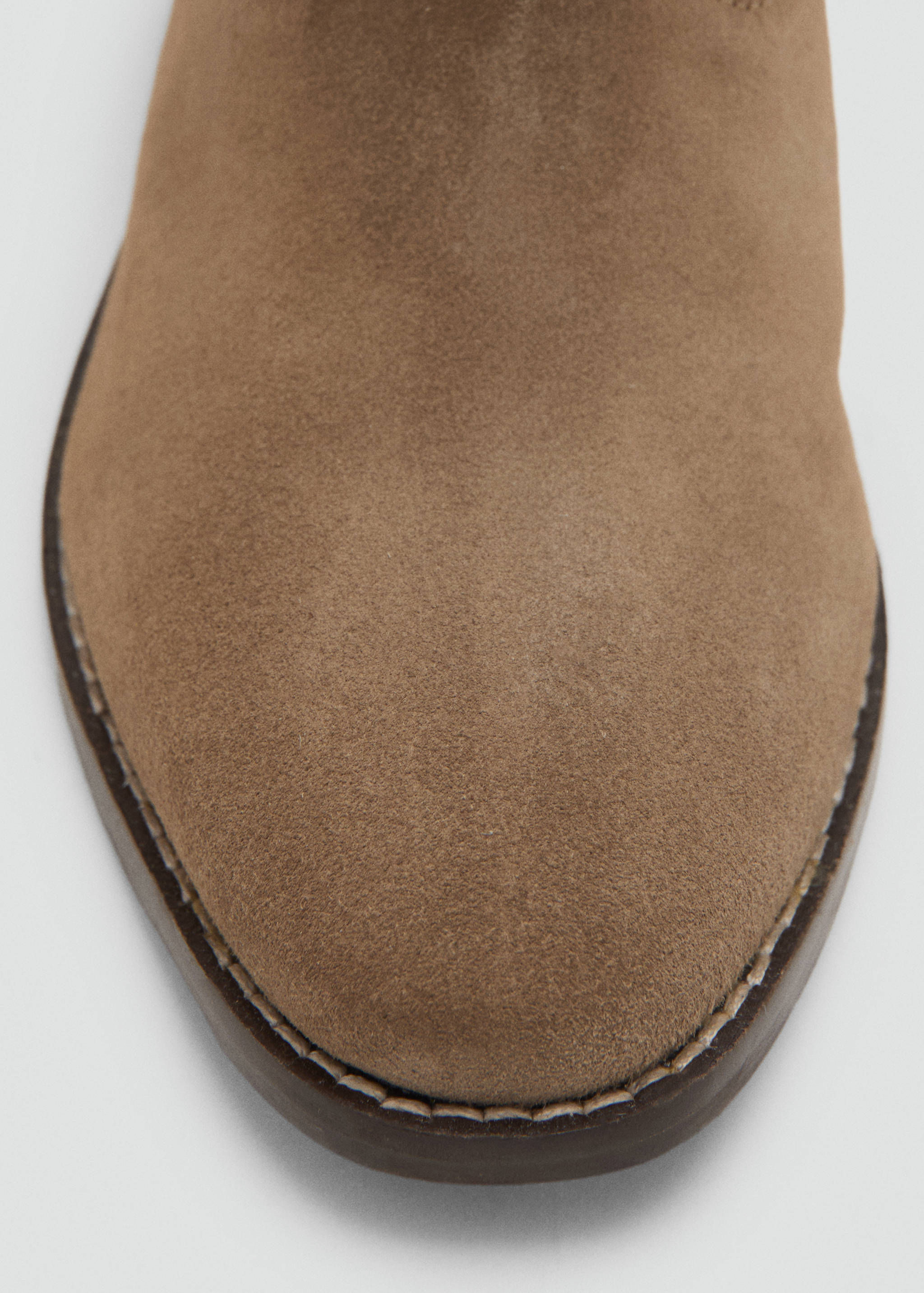 Suede cowboy ankle boots - Details of the article 1