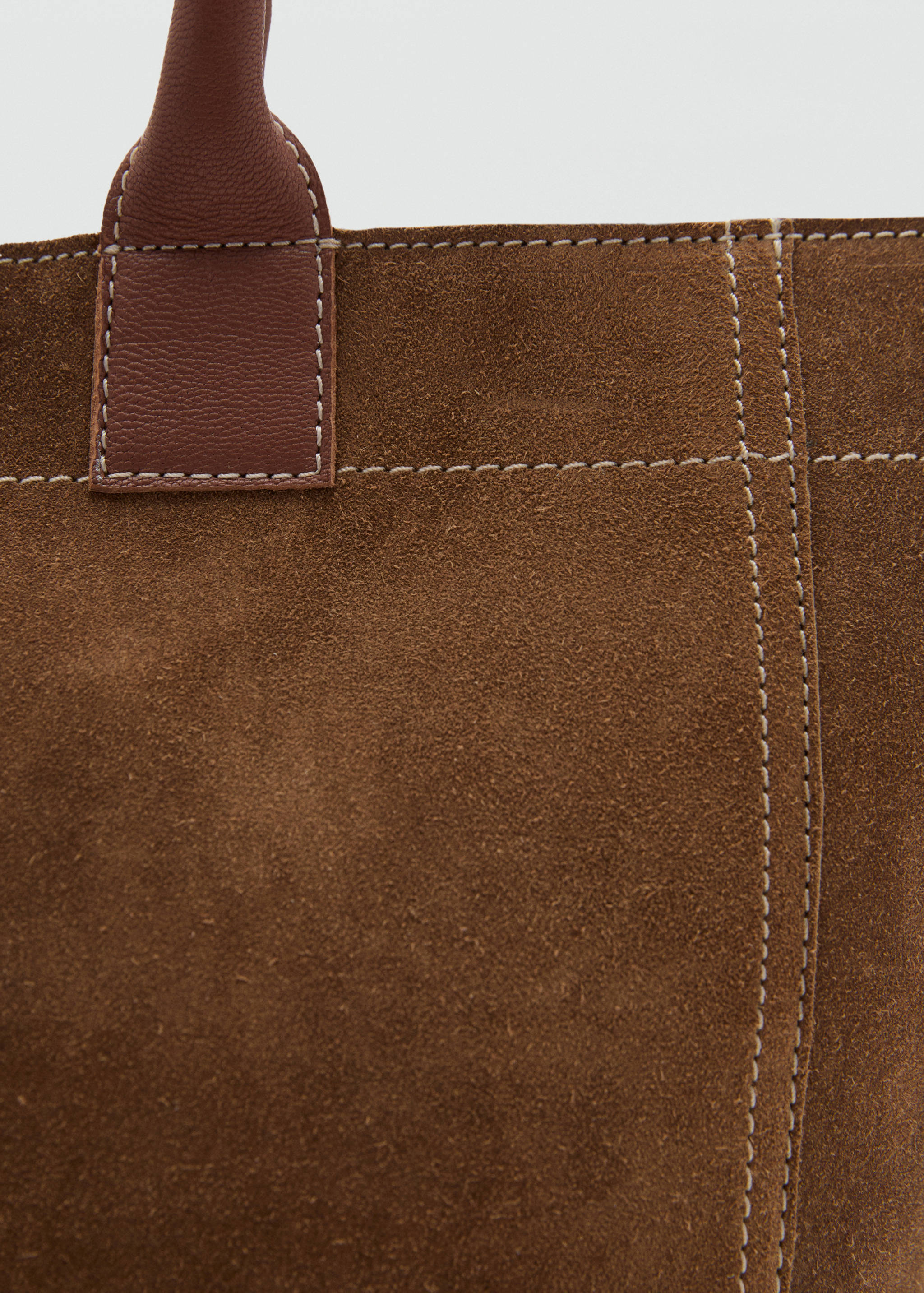 100% split leather bag - Details of the article 2