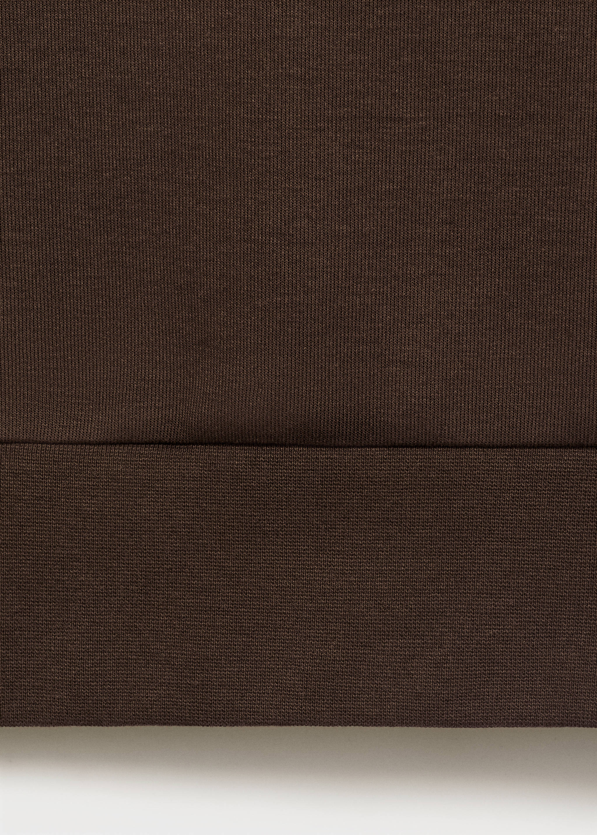 Regular-fit cotton sweatshirt with zip - Details of the article 0