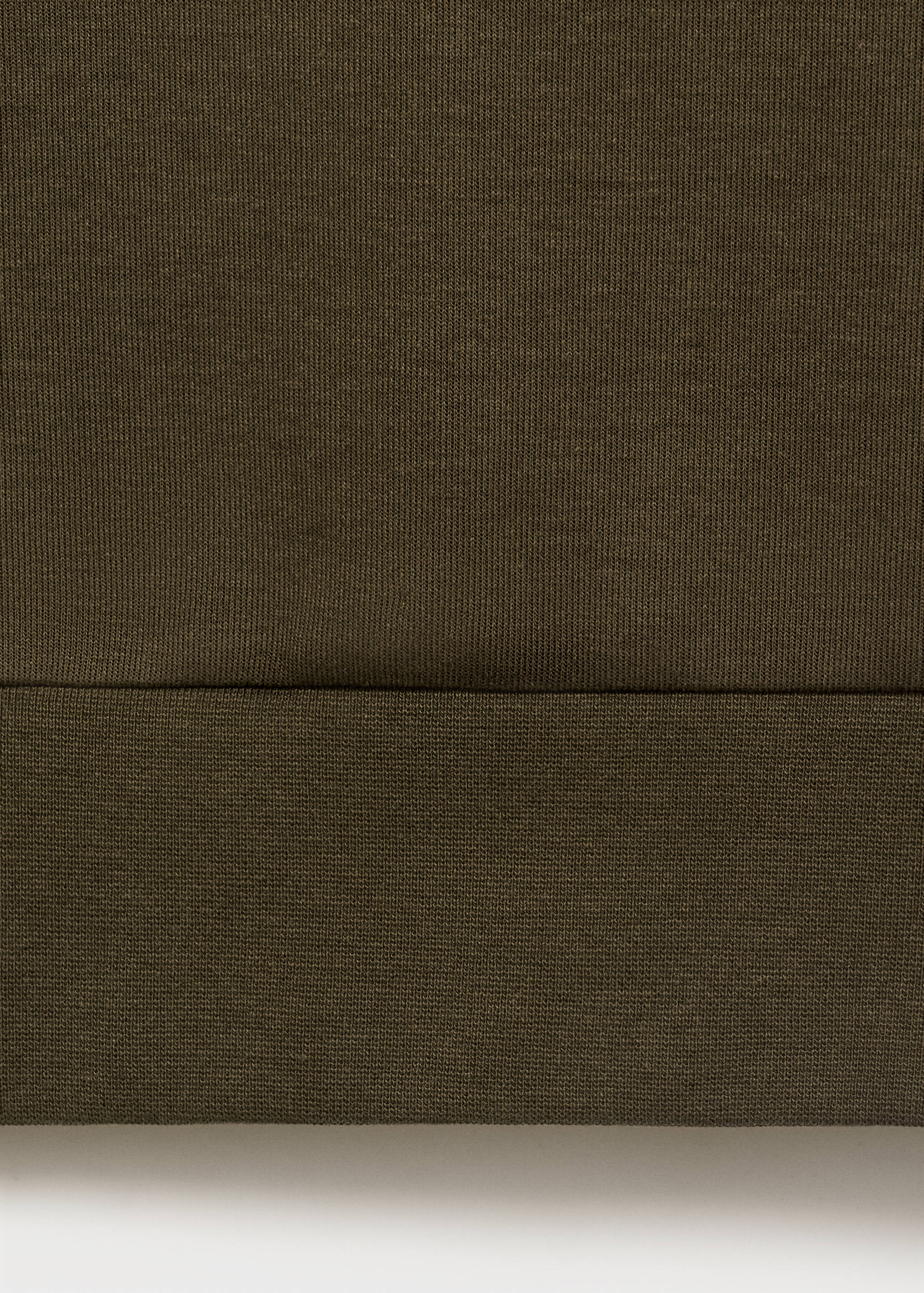 Regular-fit cotton sweatshirt with zip - Details of the article 0